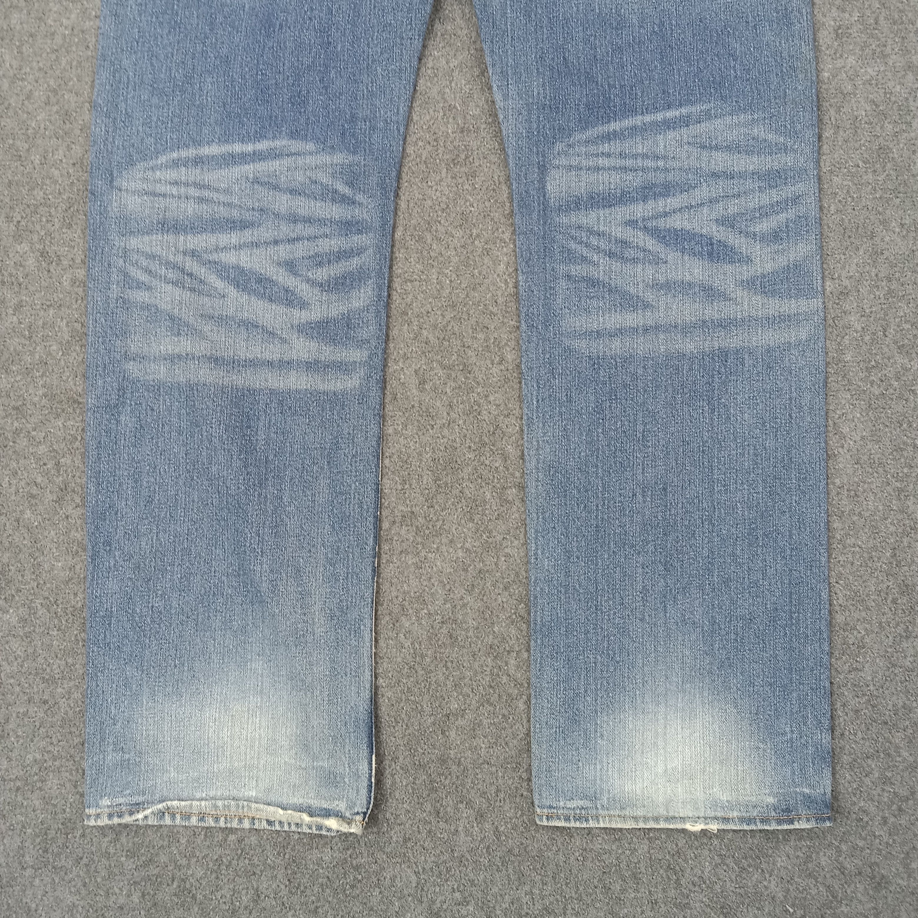 Japanese Brand Embroidery Art Japan skulls Baggy Denim Jeans C252N24 Size US 36 / EU 52 - 8 Thumbnail