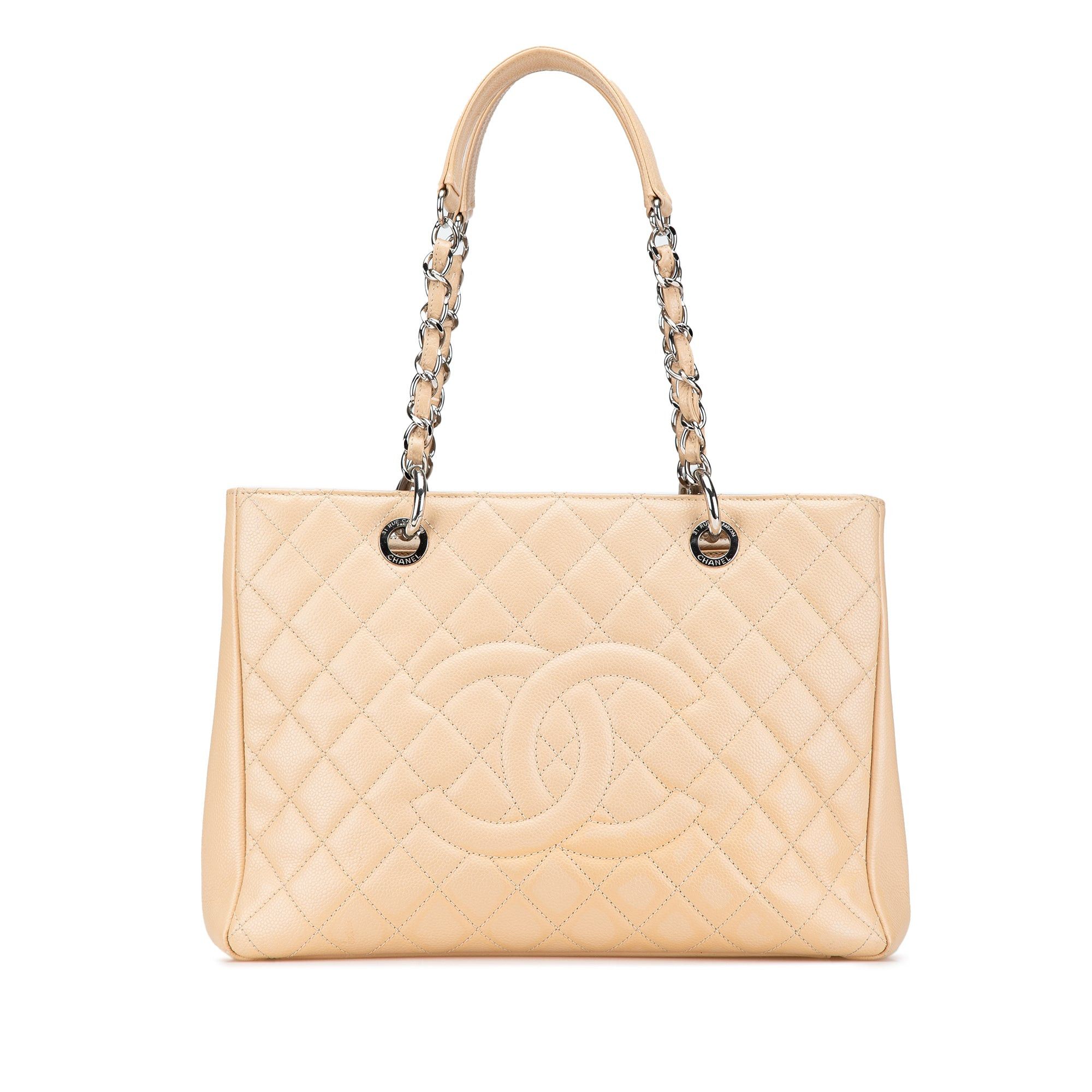 Chanel Chanel Caviar Grand Shopping Tote Brown Size ONE SIZE - 1 Thumbnail