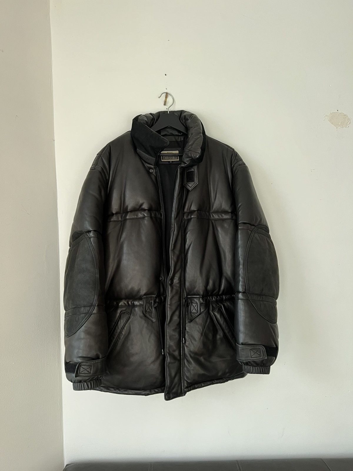 Robert Comstock Vintage Leather Puffer Coat (DEADSTOCK) Size US L / EU 52-54 / 3 - 1 Thumbnail
