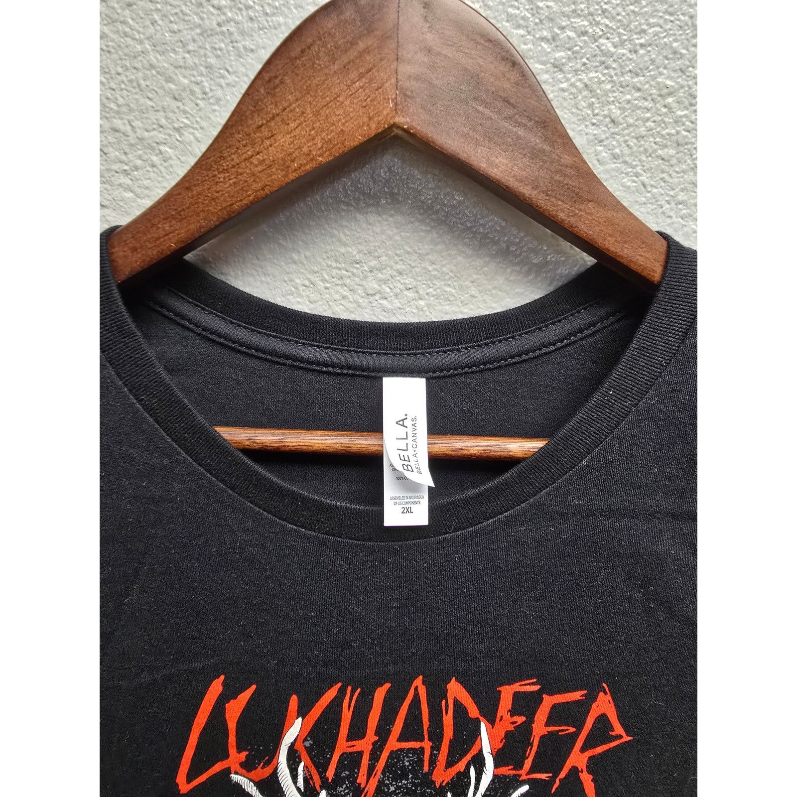 Other Luchadeer Shirt Black Graphic Tee Deer Mask XXL Womens 2X Size XXL / US 16-18 / IT 52-54 - 3 Thumbnail