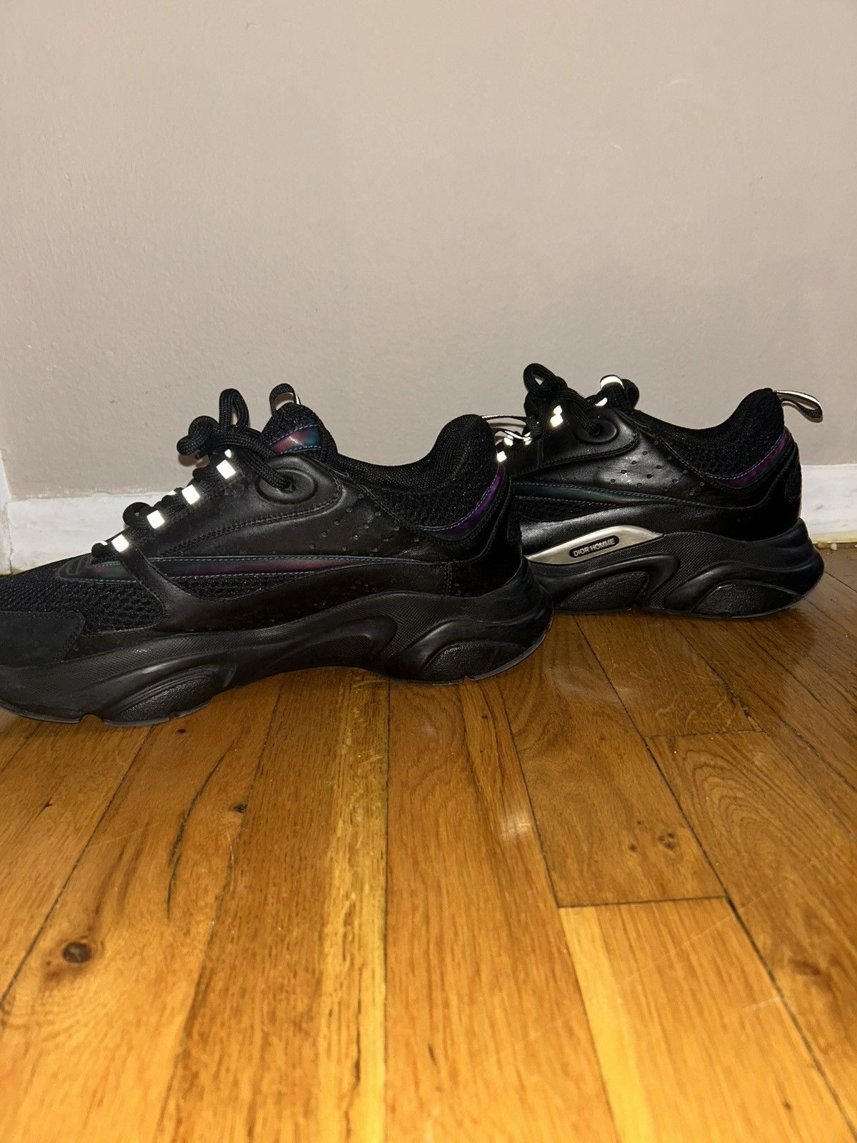 Dior Dior Black Reflective B22 sneaker Size US 11 / EU 44 - 3 Thumbnail
