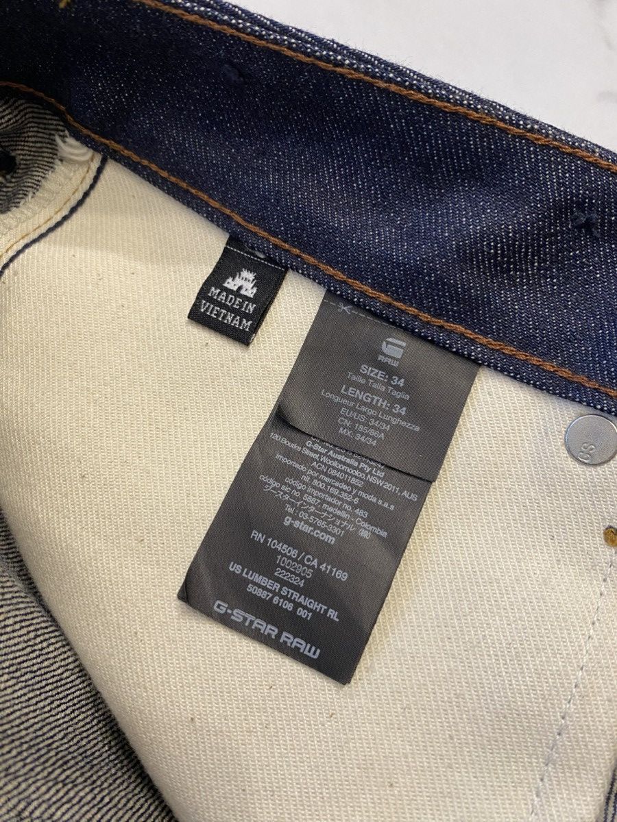G-Star G-Star Raw true denim jeans selvedge 14oz Size US 34 / EU 50 - 6 Thumbnail