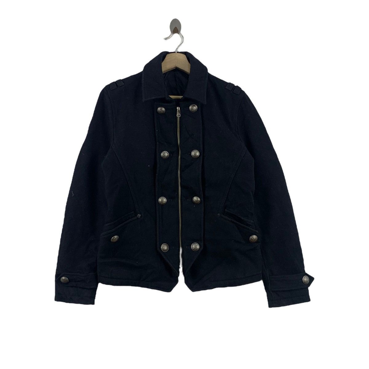 Japanese Brand PPFM Japanese Punk Brand Parade Design Black Coat Jacket Size US M / EU 48-50 / 2 - 1 Thumbnail