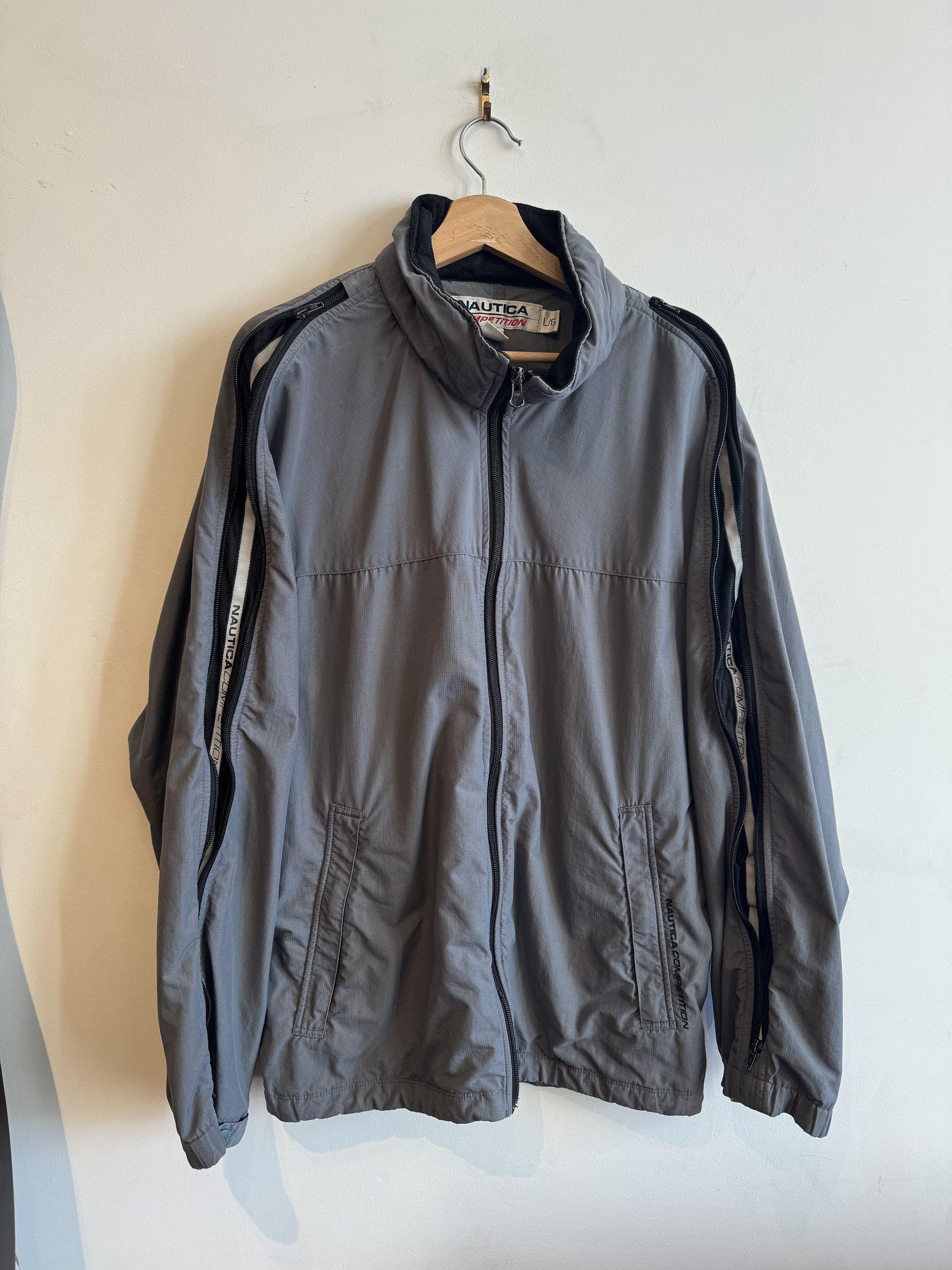 Nautica × Vintage y2k 00s Nautica Windbreaker Reflective Size L Size US L / EU 52-54 / 3 - 2 Thumbnail