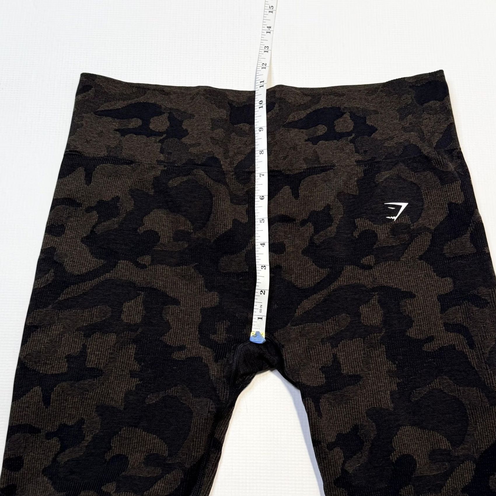 Gymshark VINTAGE Gymshark Leggings Womens XXL Black Camo Seamless High Waist Ankle Gym Yoga NEW Size 40" / US 18 - 5 Thumbnail