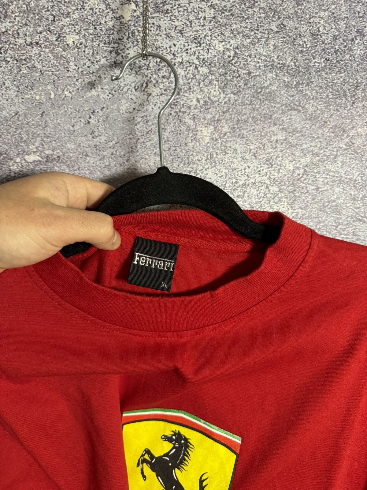 Ferrari × Vintage 00’s Vintage Ferrari Big Logo T shirt y2k XL size Size US XL / EU 56 / 4 - 9 Thumbnail