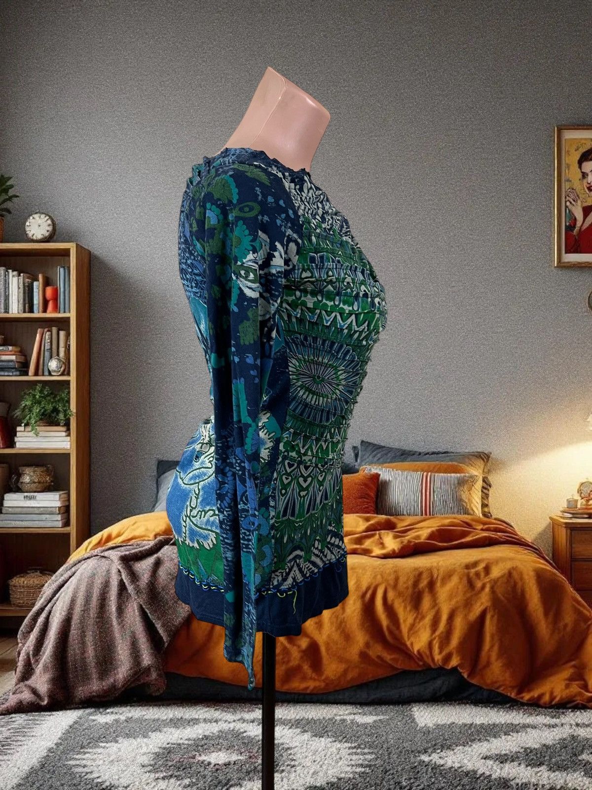 Desigual Desigual long sleeve blouse size S Size S / US 4 / IT 40 - 2 Thumbnail