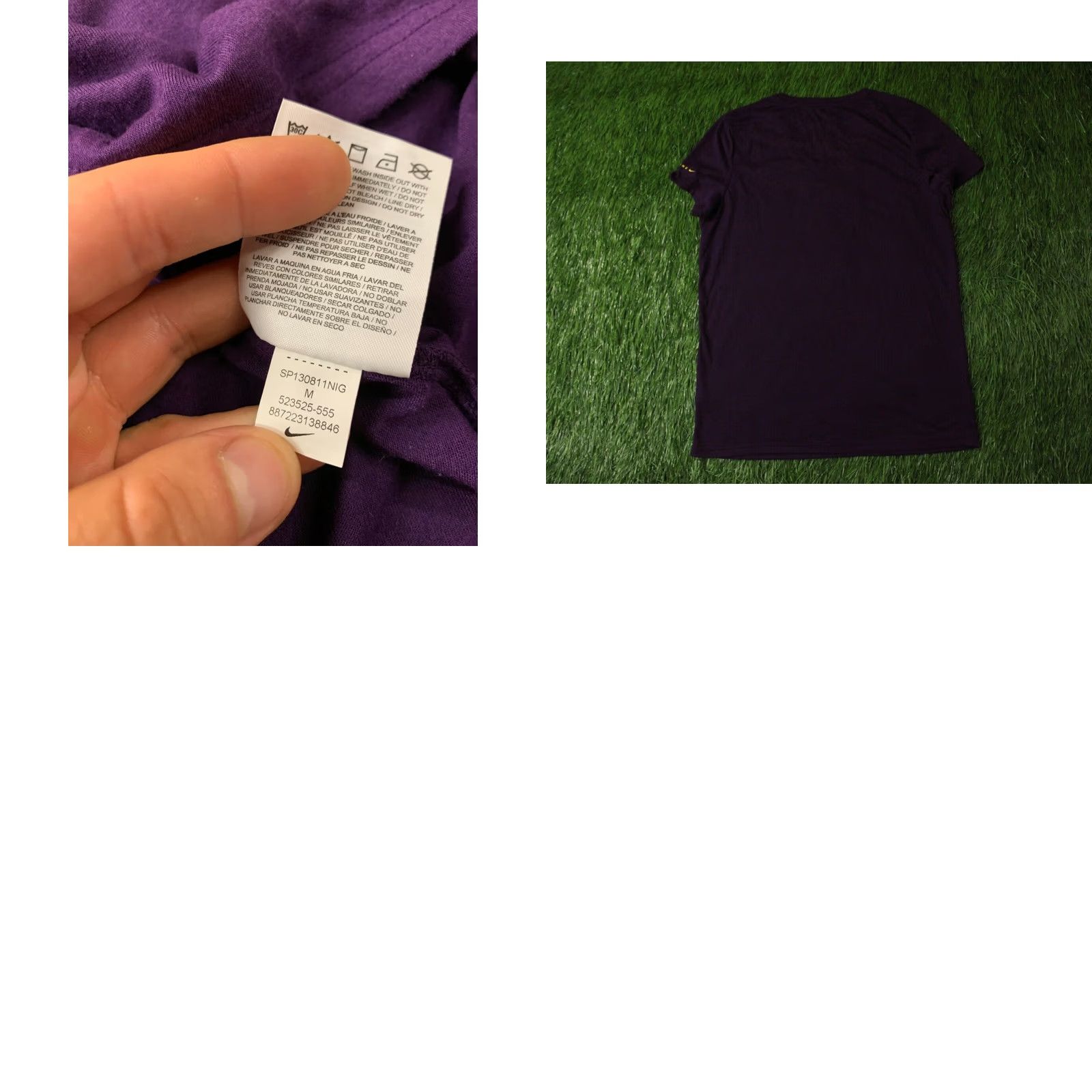 Nike Nike LIVESTRONG DRI-FIT 2013 ORIGINAL RUN TRAINING WOMEN SHIRT JERSEY M Violet LiveSTRONG Nike Dri-FIT Women Running Shirt Jersey M Women Shirts Size M / US 6-8 / IT 42-44 - 8 Thumbnail