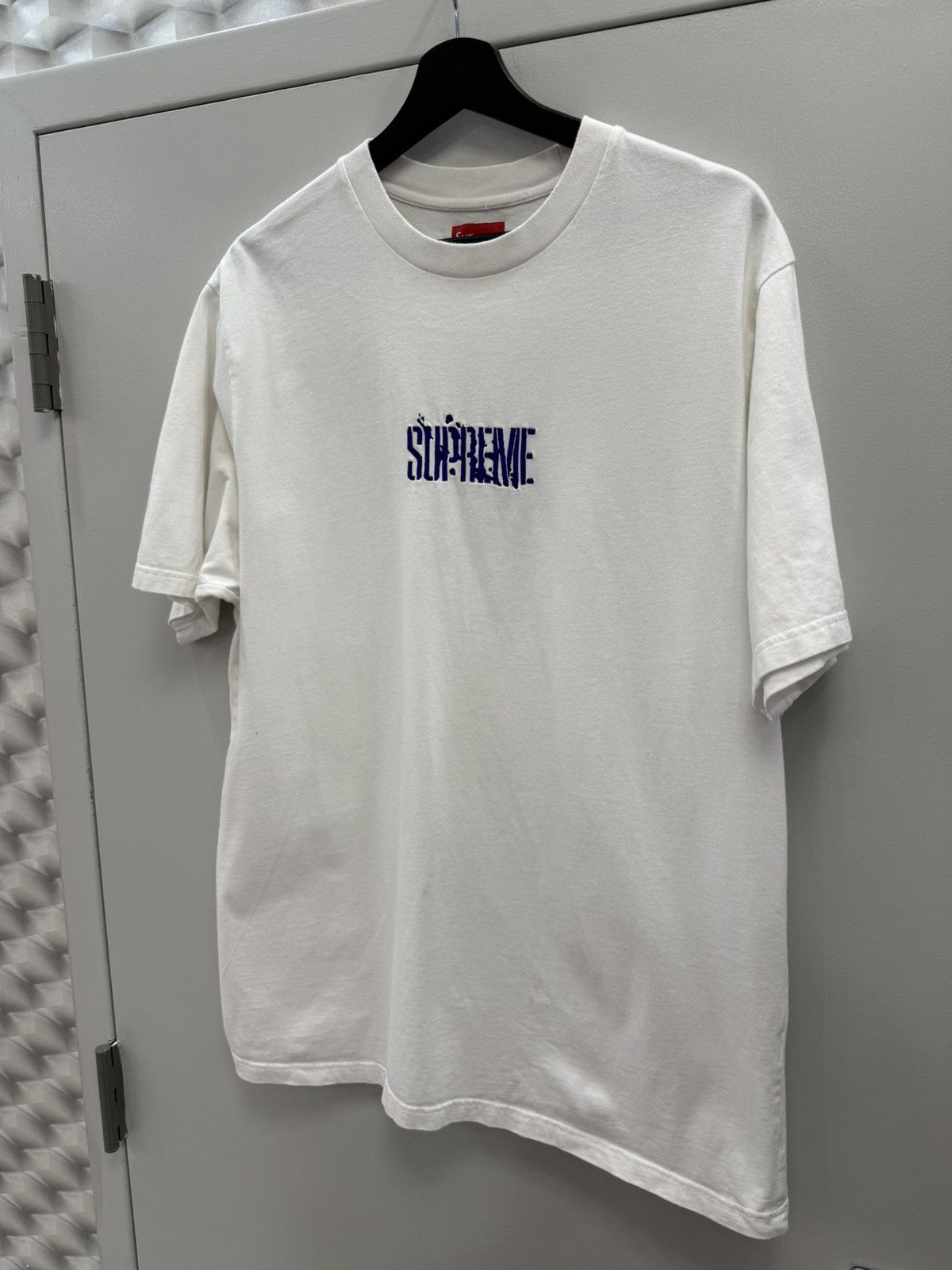 Supreme Supreme Blue Logo Shirt Size US L / EU 52-54 / 3 - 3 Thumbnail