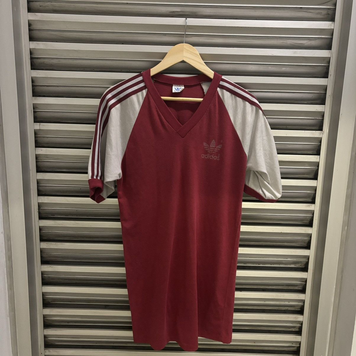 Adidas × Vintage Vintage 80s adidas ringer T-Shirt Size US XL / EU 56 / 4 - 1 Thumbnail