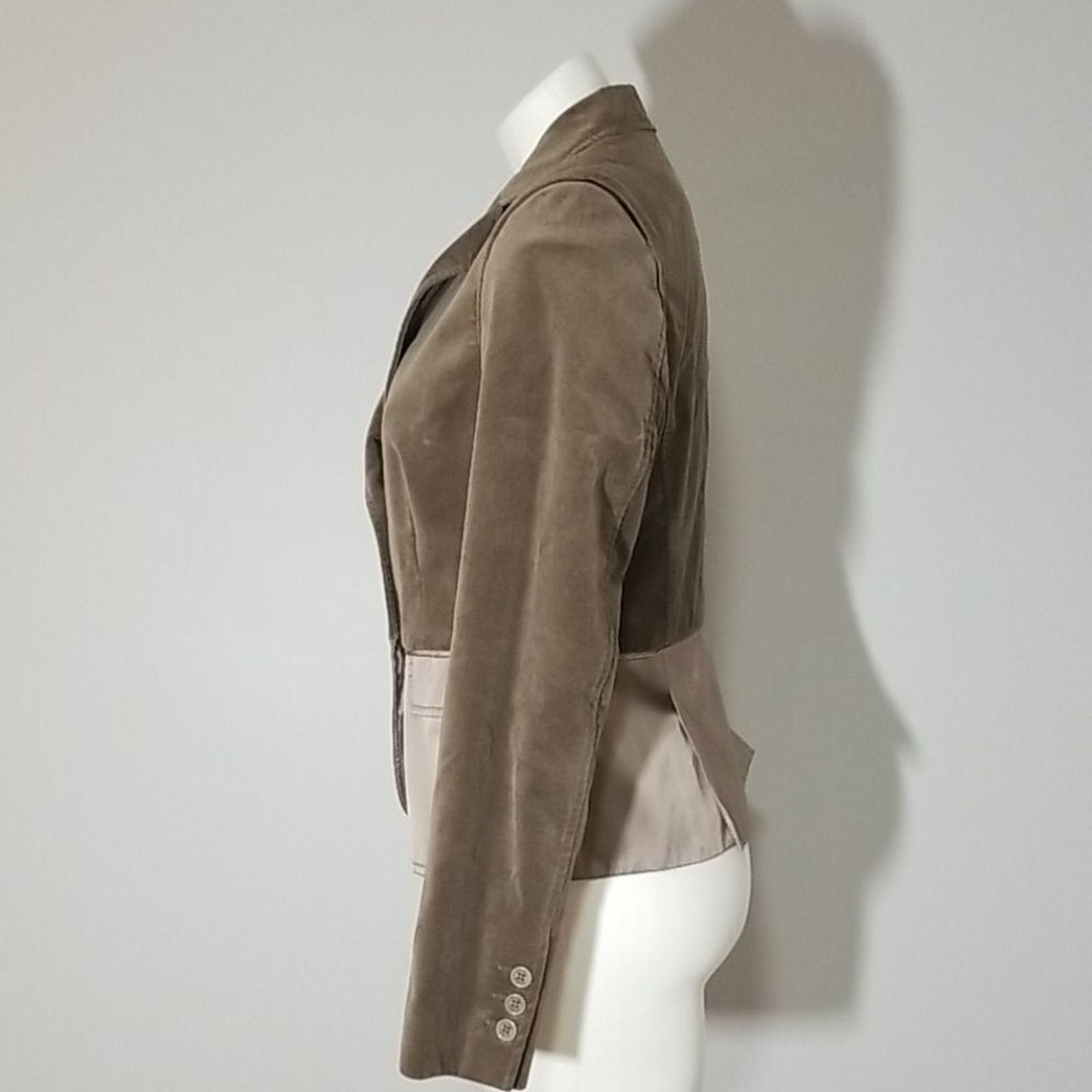 Other St. Emile Brown Velour Blazer Jacket Size M / US 6-8 / IT 42-44 - 4 Thumbnail