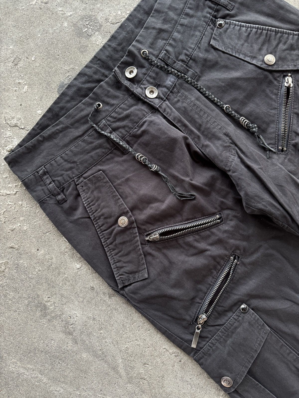 semanticdesign Semantic Design Bondage Flare Cargo Pants Size US 31 - 7 Thumbnail