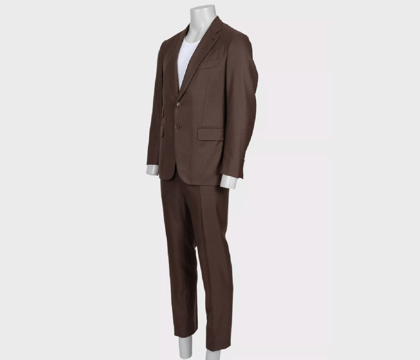 Isaia Isaia men’s brown wool suit Size 52R - 2 Thumbnail
