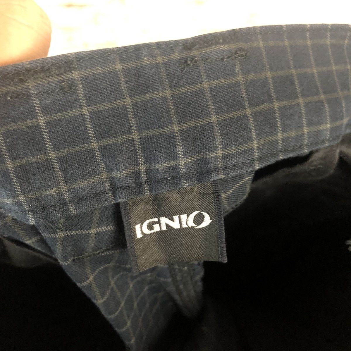Japanese Brand Ignio Black Checkred Cargo Multipocket Pants #A113 Size US 34 / EU 50 - 17 Thumbnail
