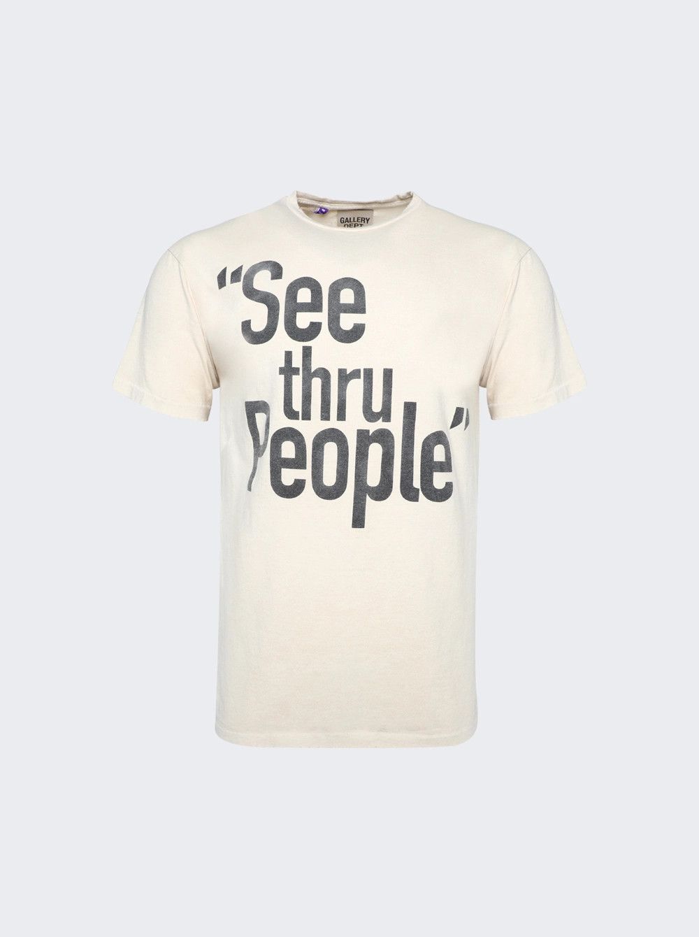 Gallery Dept. o1mle0825 See Thru People Tee Shirt in White Size US L / EU 52-54 / 3 - 1 Thumbnail
