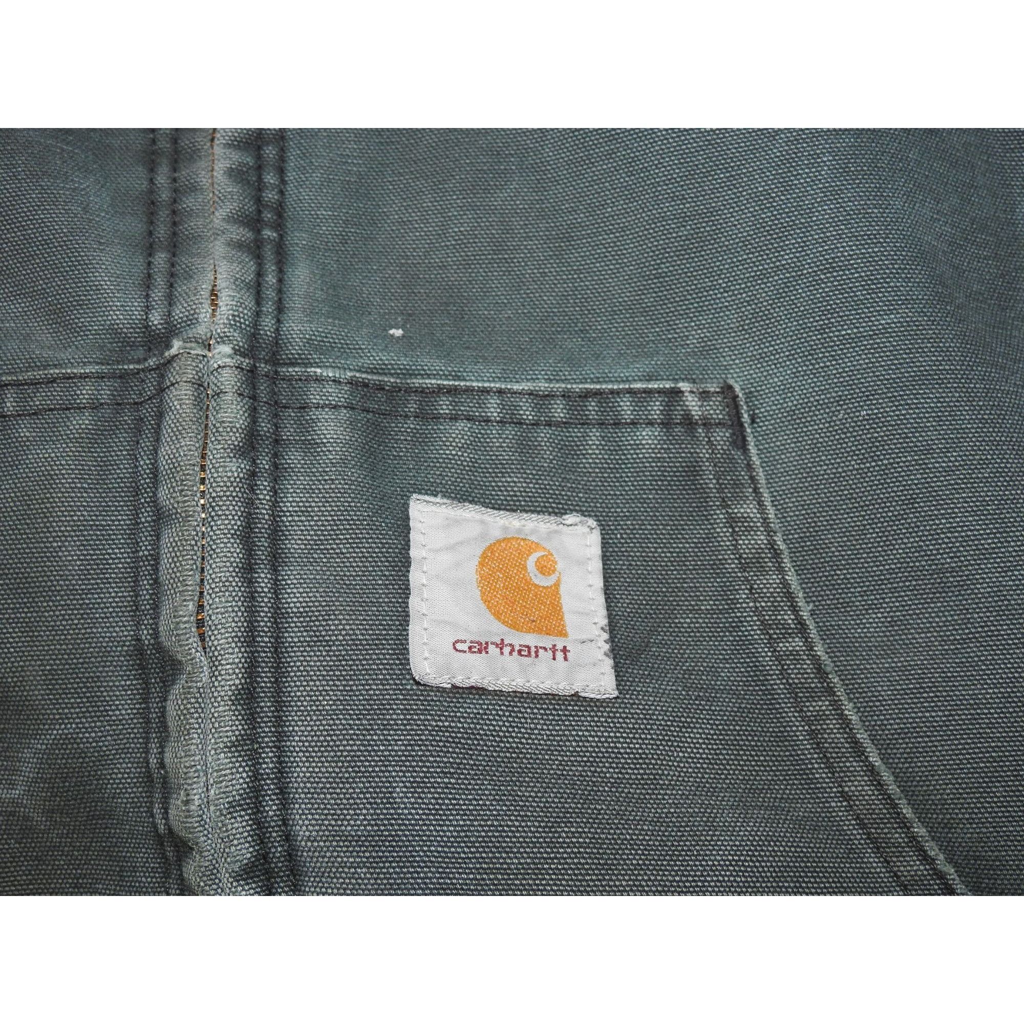 Carhartt Vintage Carhartt Jacket Green Canvas Quilted Union Made 90s Size US XXL / EU 58 / 5 - 2 Thumbnail