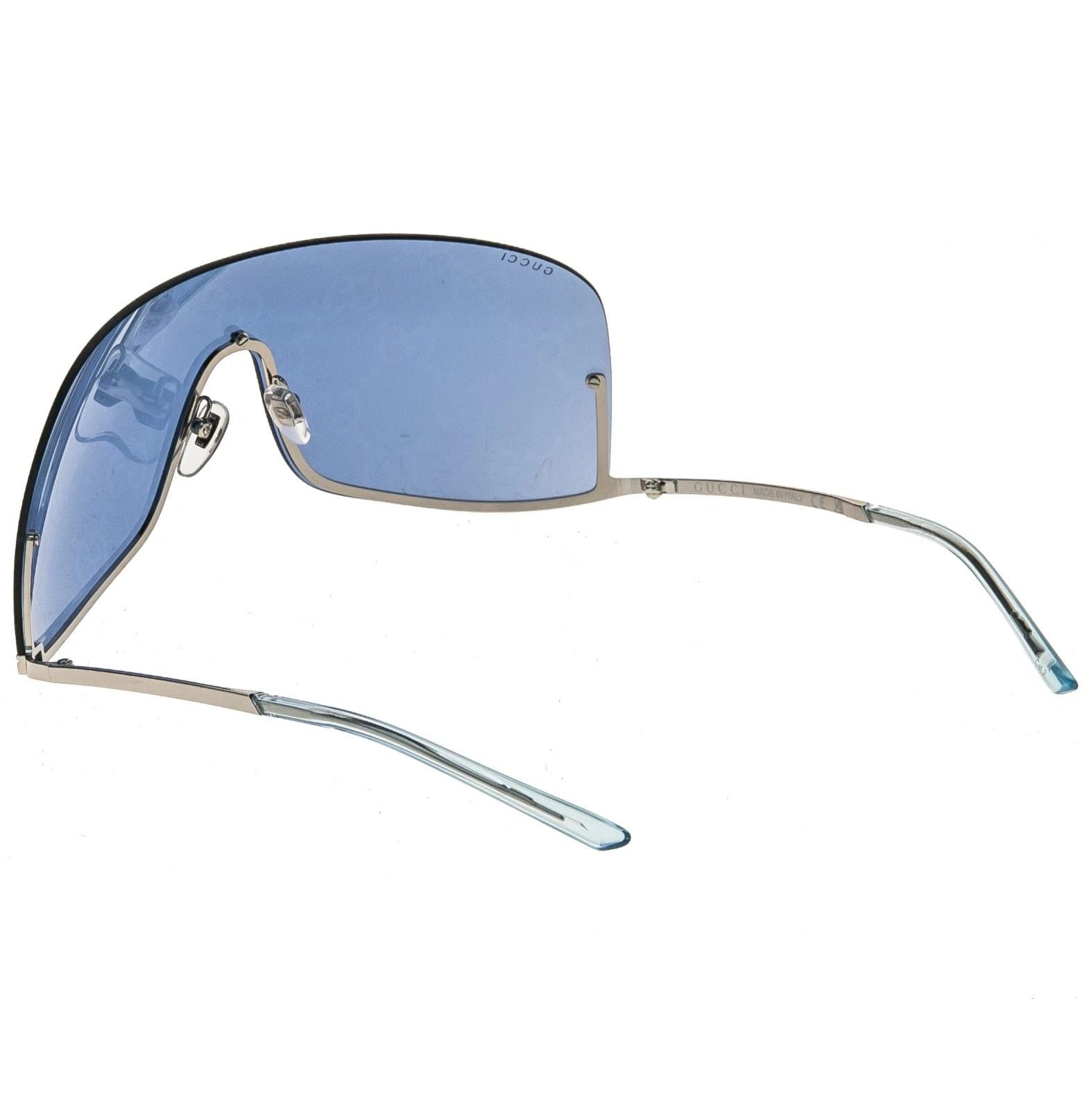 Gucci GUCCI 1560 Silver Blue GG Print Gg1560S Sunglasses 003 Size ONE SIZE - 7 Thumbnail
