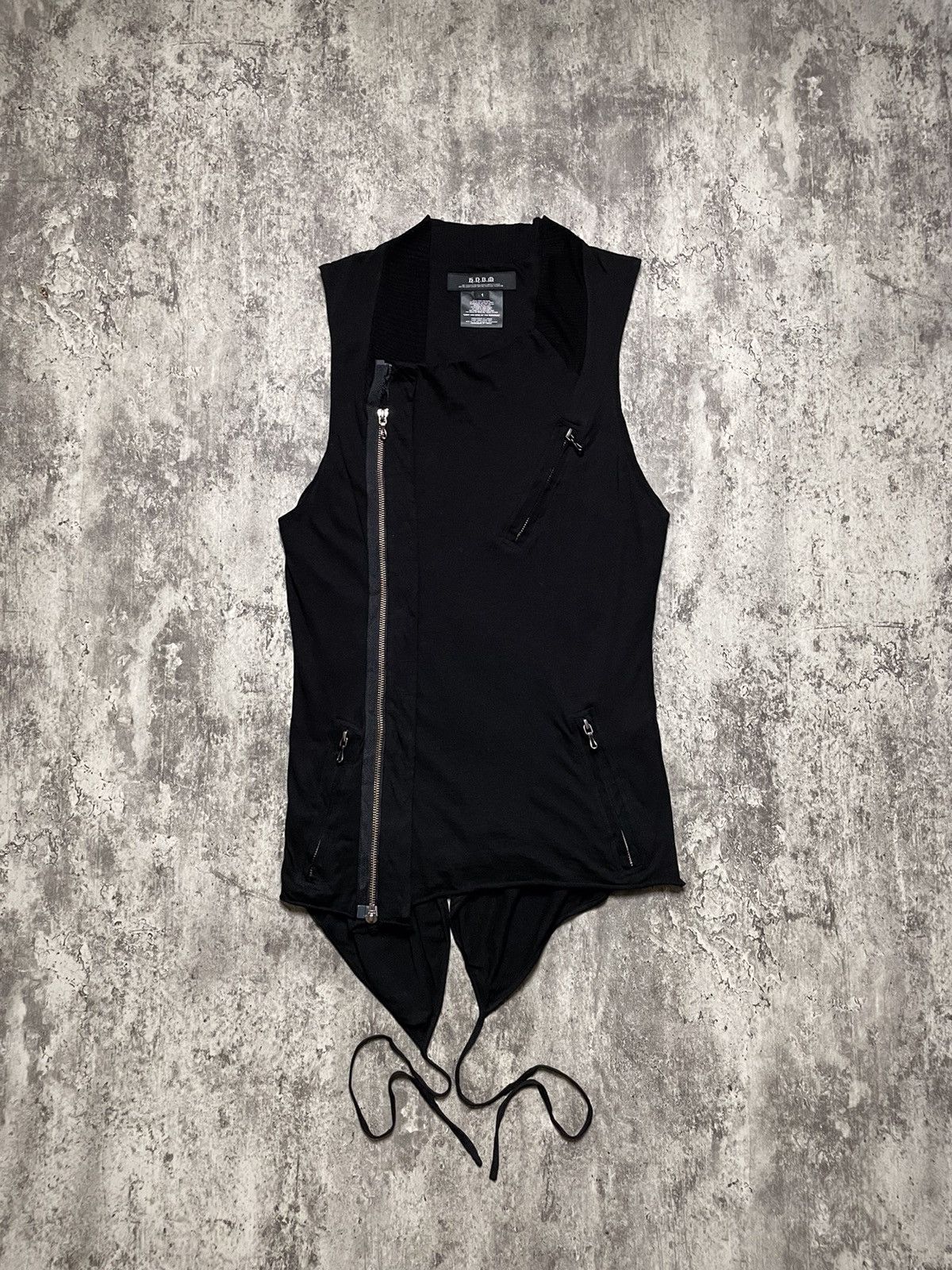 KMRii HNBM Asymmetrical Vest Punk Gothic Emo Vkei Style Size US S / EU 44-46 / 1 - 1 Thumbnail