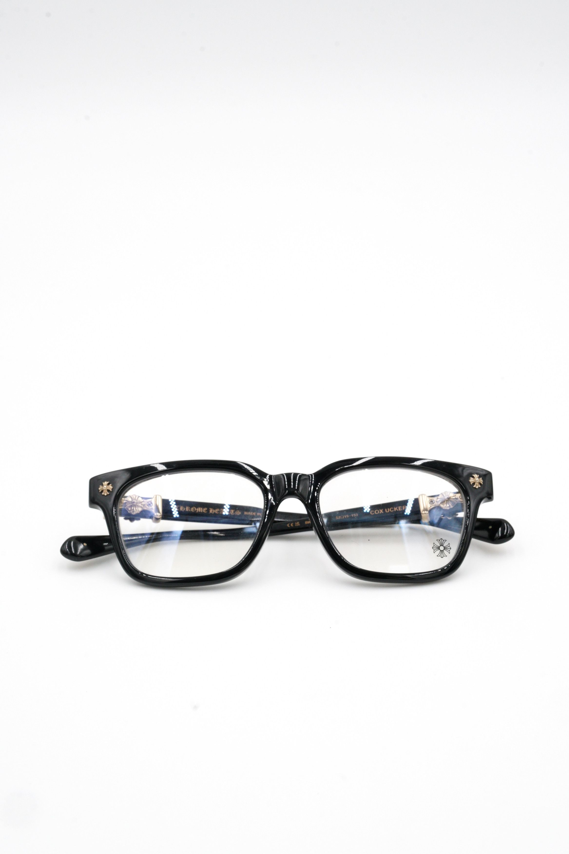 Chrome Hearts Chrome Hearts 'Cox Ucker' Black/Gold Glasses Size ONE SIZE - 10 Thumbnail