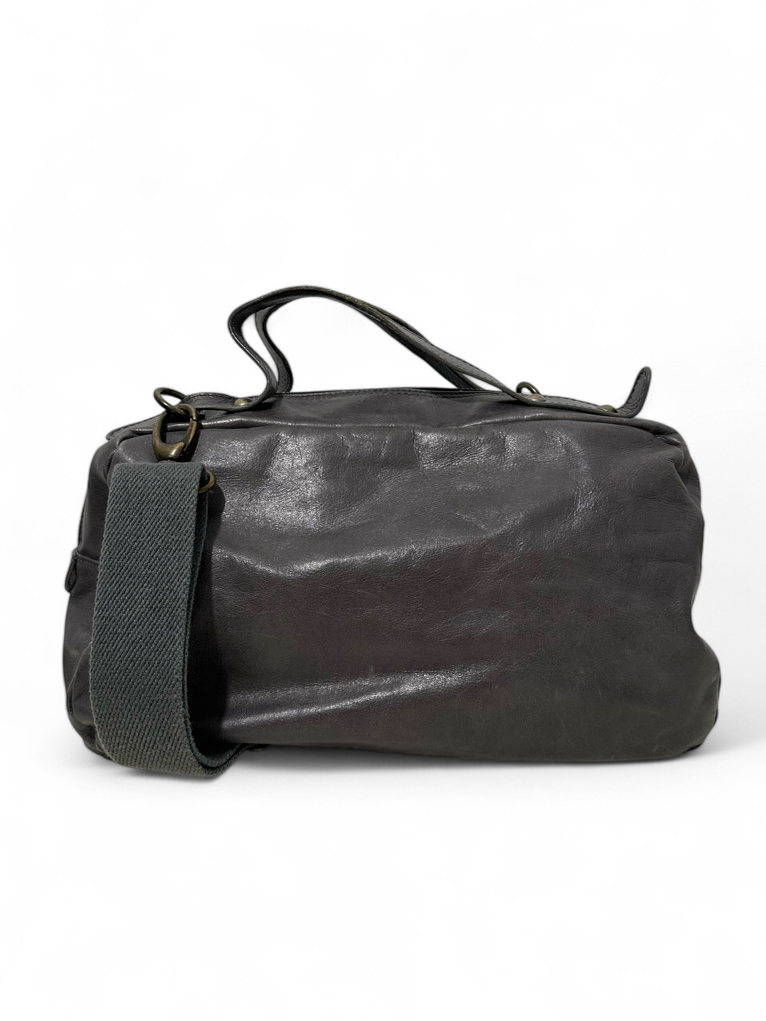 Leather Mid Size Gray Leather Cross Body Avant Garde Bag Size ONE SIZE - 2 Thumbnail