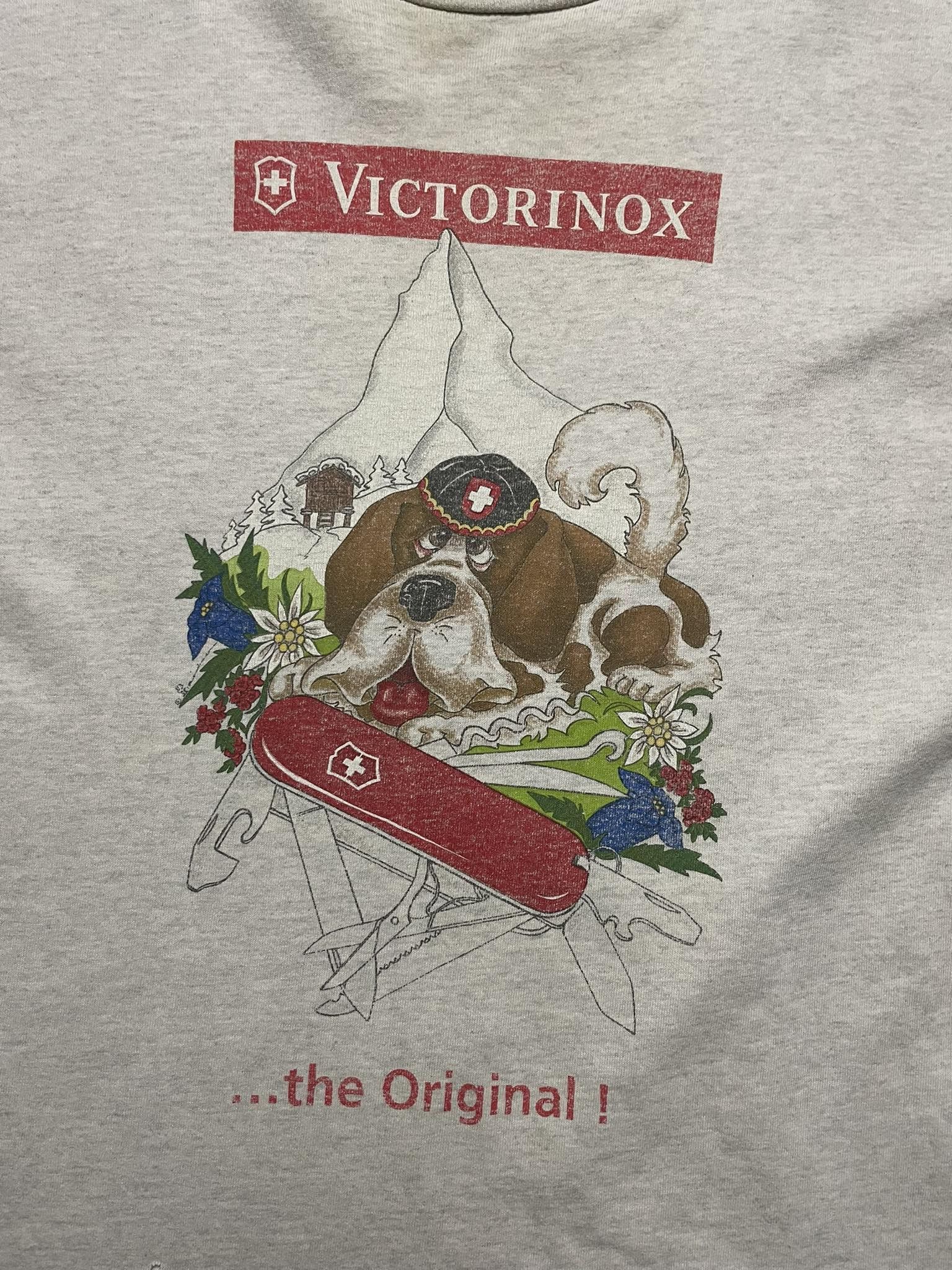 Vintage Vintage Victorinox Promo Art Shirt Size US XL / EU 56 / 4 - 4 Thumbnail