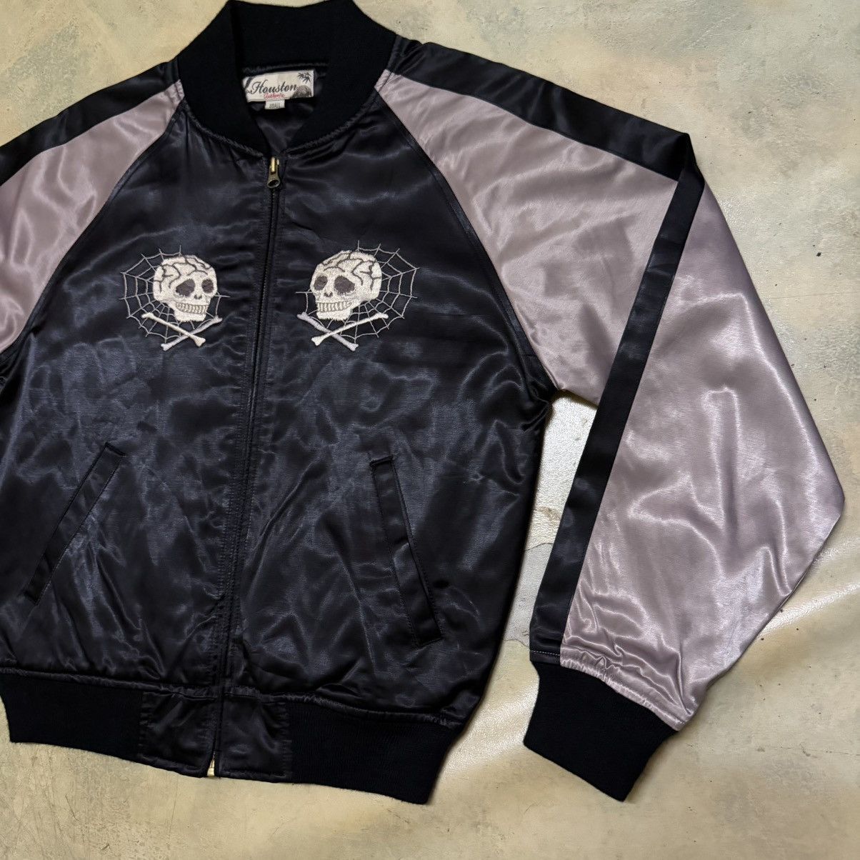 Japanese Brand 2009 Houston x Tadano Hitoshi "Skull Snake" Sukajan jacket Size US S / EU 44-46 / 1 - 6 Thumbnail