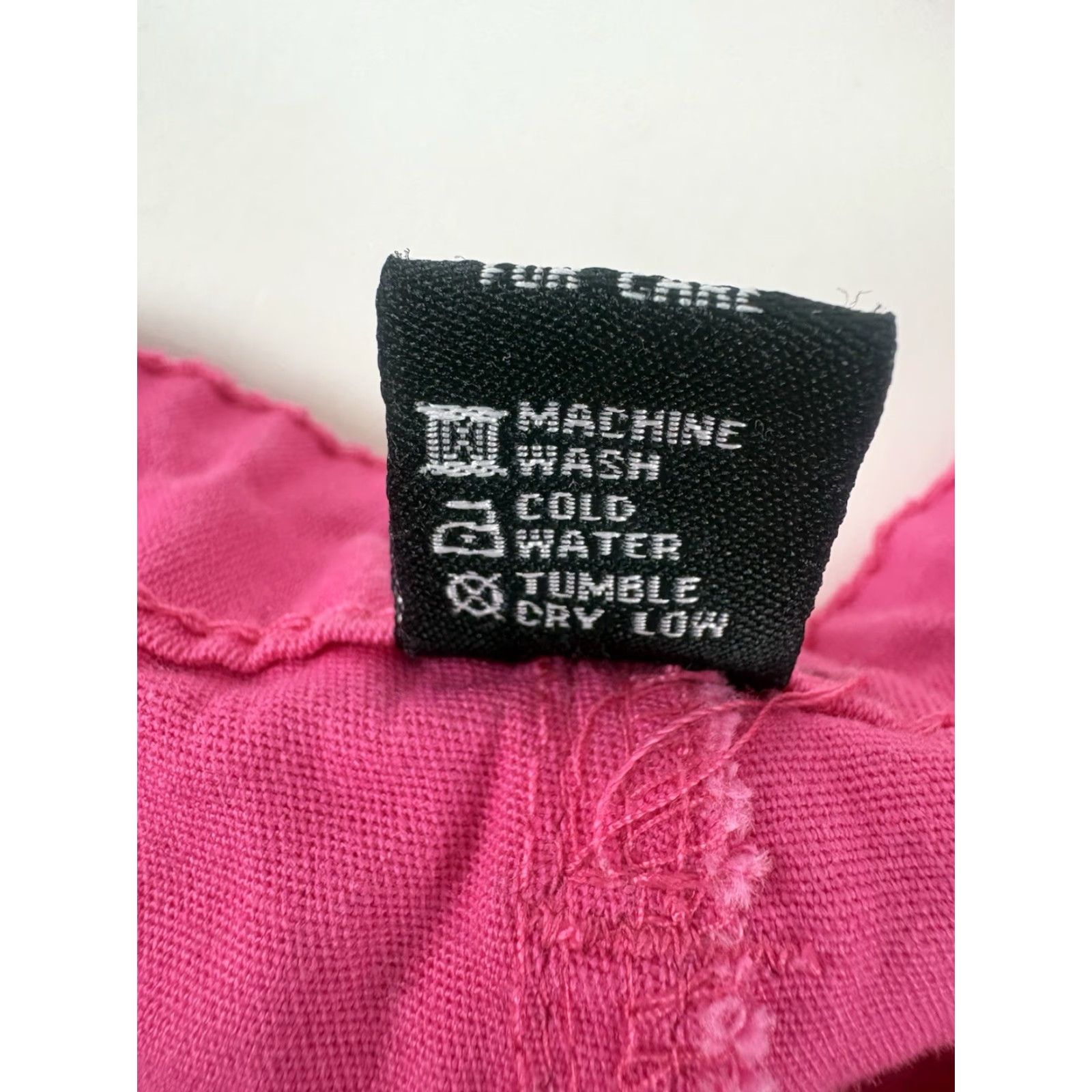 Vintage Rue 21 Cropped Jeans Womens 9 Straight 5-Pocket Denim Pink Low Rise 7-9 Inseam 21in Cotton Spandex Size 30" / US 8 / IT 44 - 8 Thumbnail