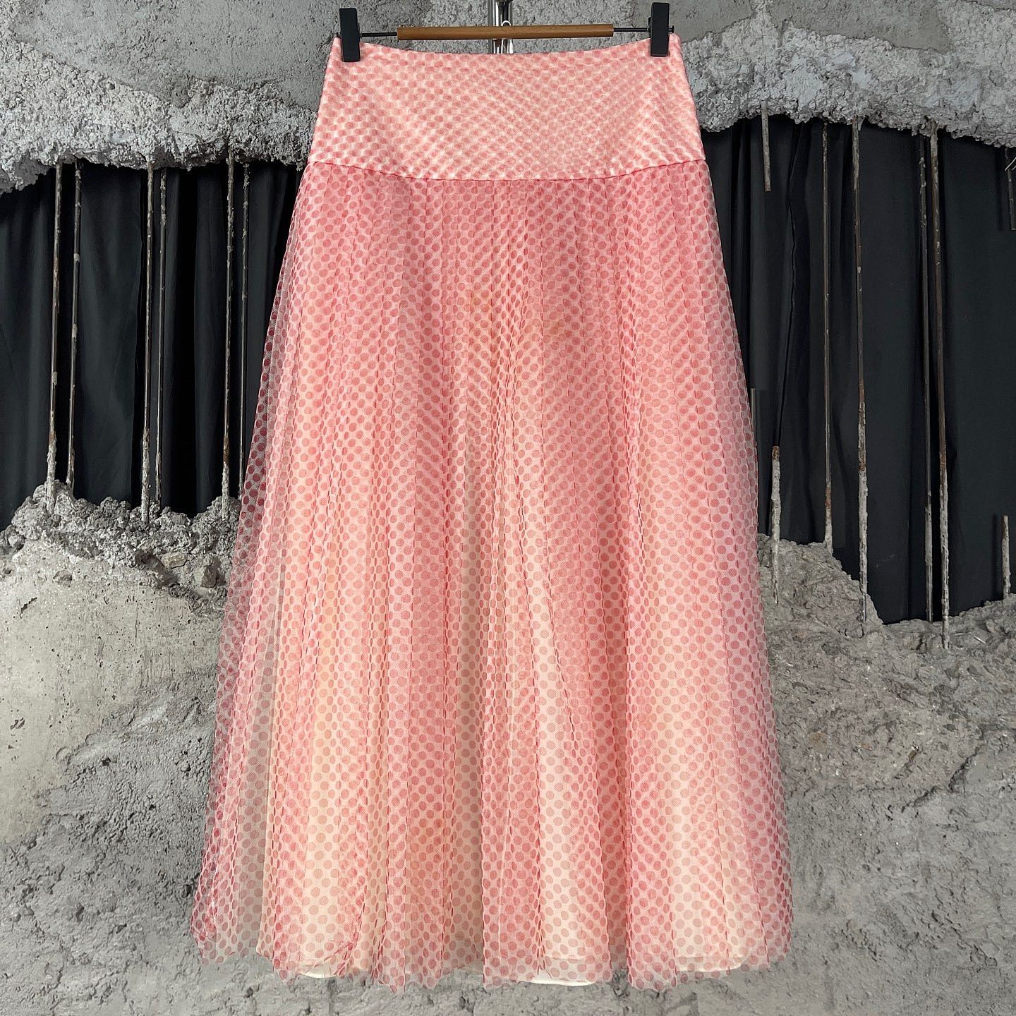 Dior Dior Polka Dot Tulle Midi Skirt Size 36 Size 26" / US 2 / IT 38 - 1 Thumbnail