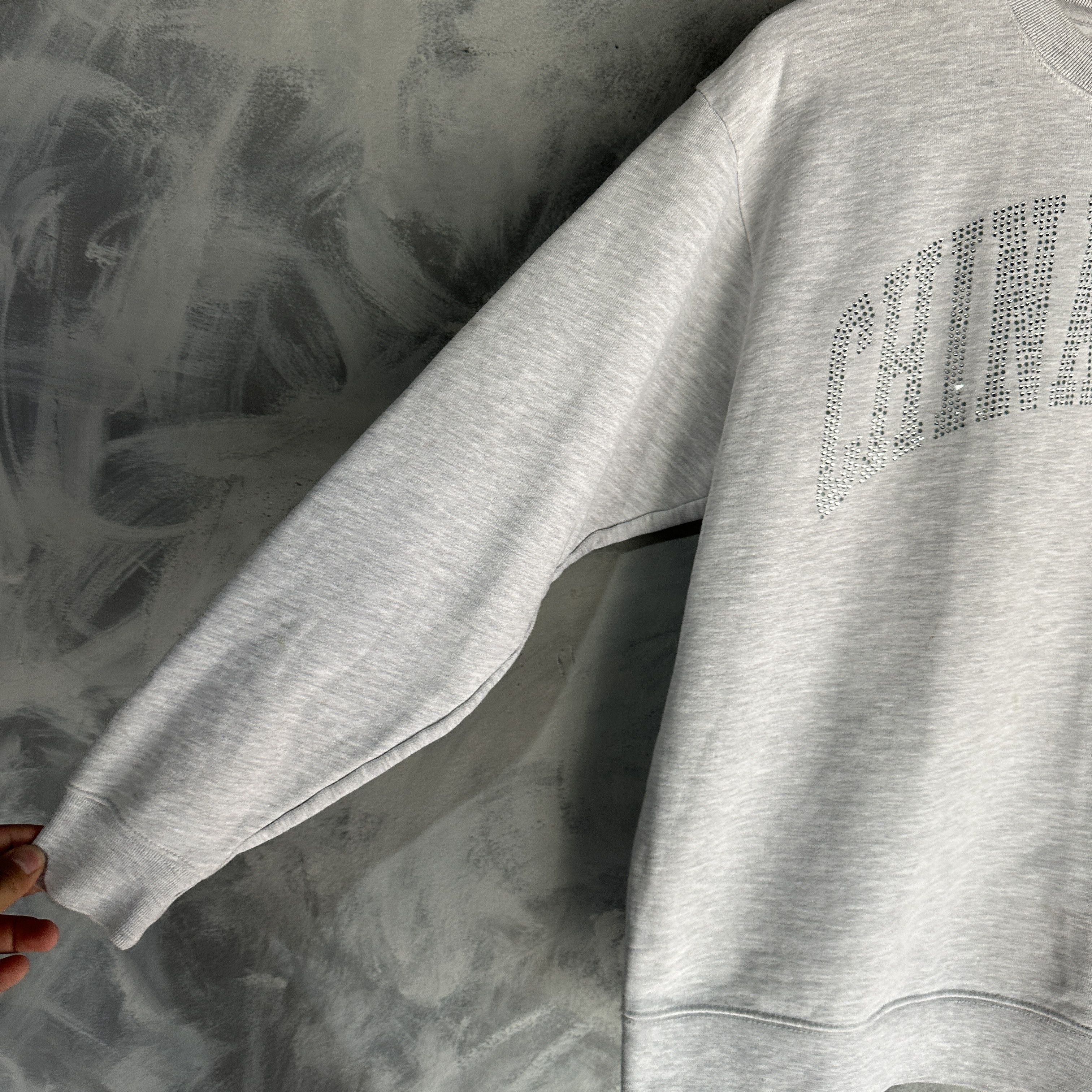 Other Chinatown Market Sweatshirt Mens Medium Gray Rhinestone Size US M / EU 48-50 / 2 - 3 Thumbnail
