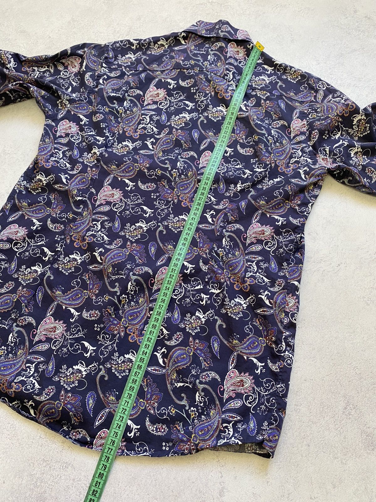 Eton Eton Mens Paisley Multicolor Button Up Shirt Size M Size US M / EU 48-50 / 2 - 15 Thumbnail