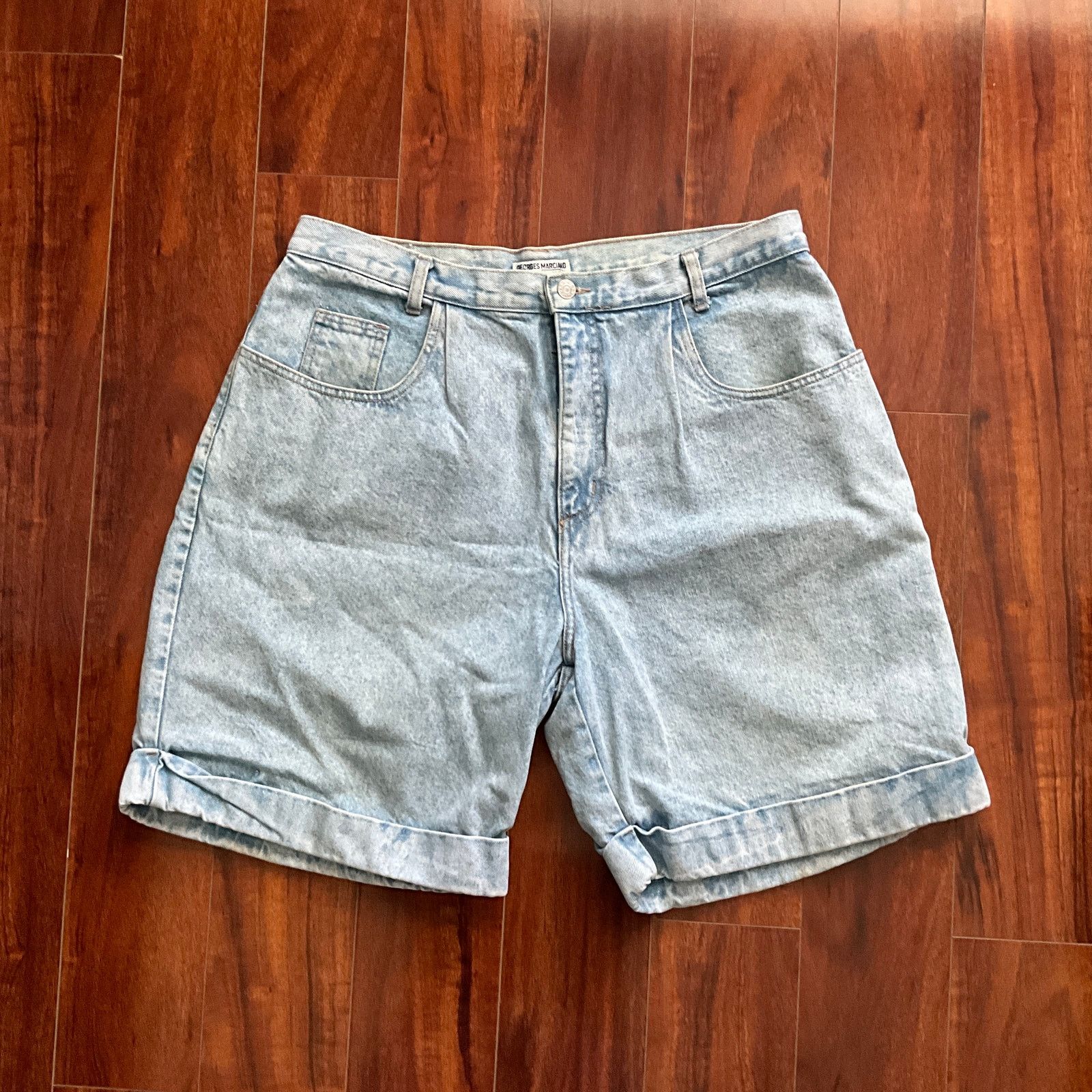 Guess VTG GUESS Jeans Denim Cuffed Shorts 90s 36” Labeled 38 Size US 33 - 2 Thumbnail