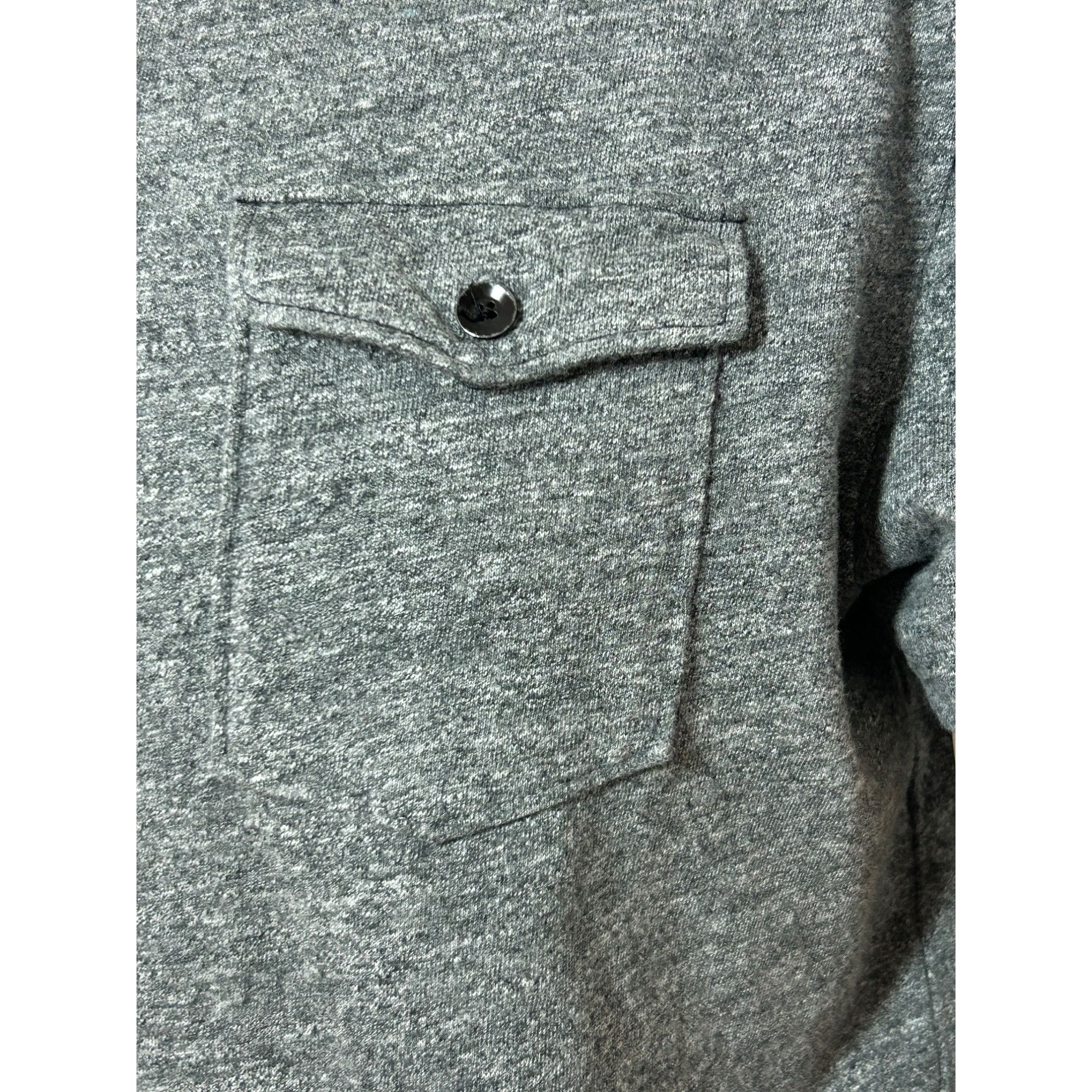 Gap Gap Men’s Polo Shirt Grey L Short Sleeve Cotton 3-Button Che Size US L / EU 52-54 / 3 - 9 Thumbnail