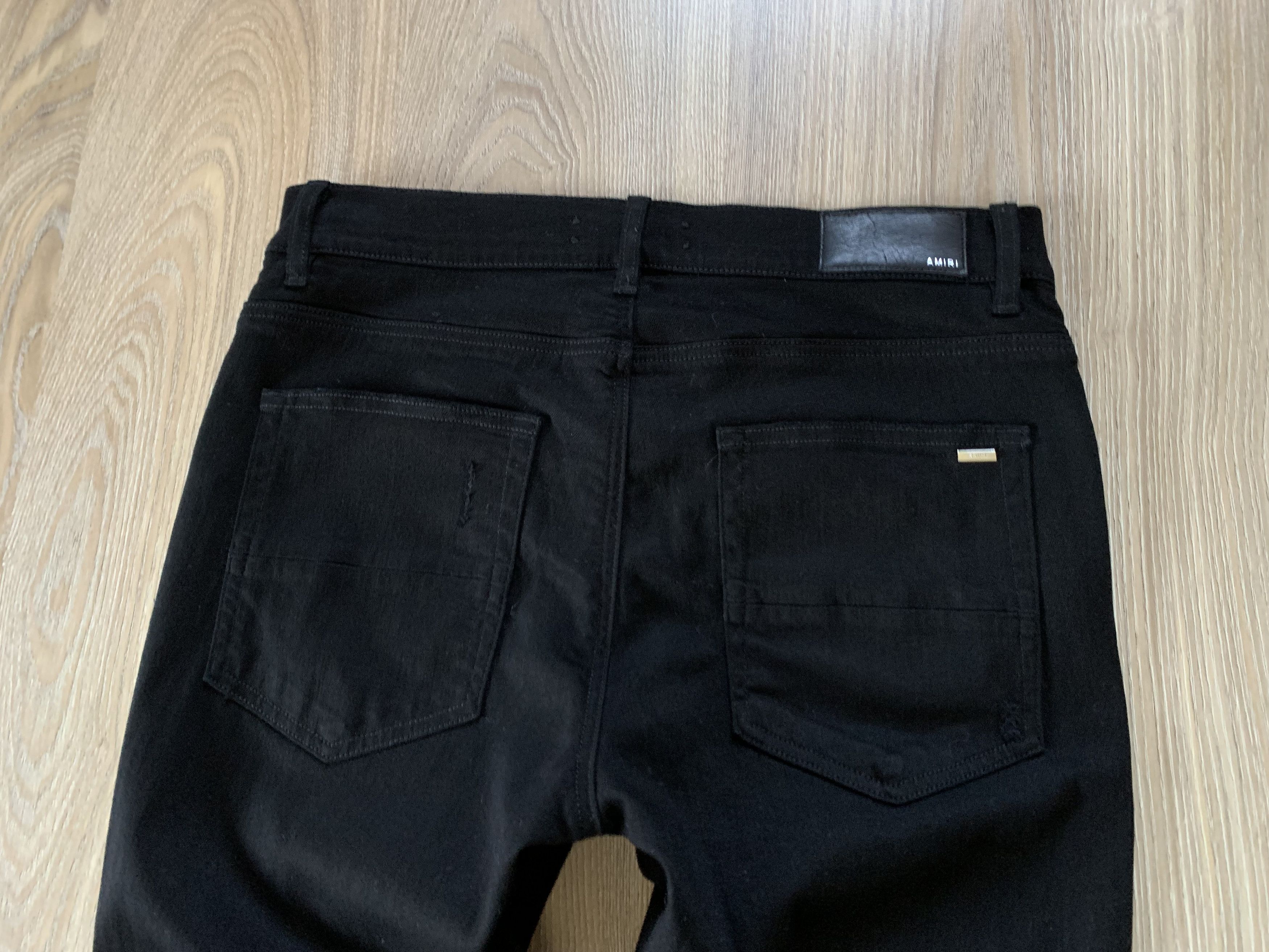 Amiri Amiri Stretch Black Ribbed Jeans Size US 34 / EU 50 - 7 Thumbnail