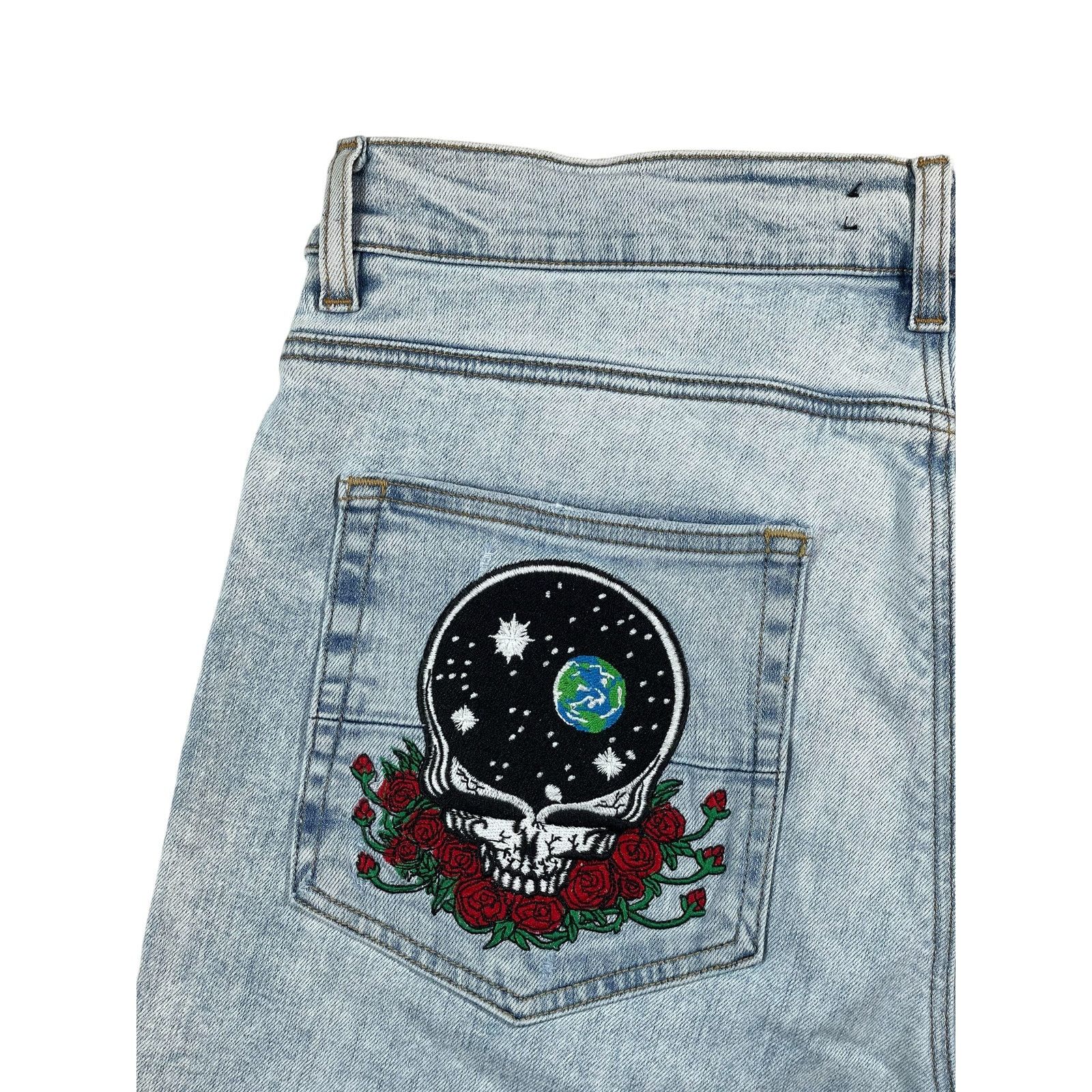 Amiri Amiri Grateful Dead Light Wash Jeans Size US 38 / EU 54 - 4 Thumbnail