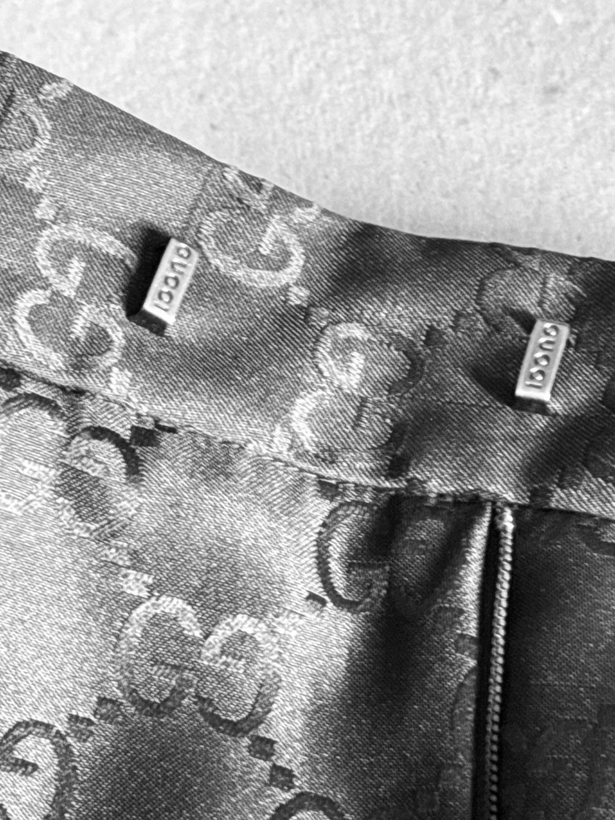 Gucci Gucci by Tom Ford S/S 1998 Runway Monogram Silk Suit Size M / US 6-8 / IT 42-44 - 11 Thumbnail