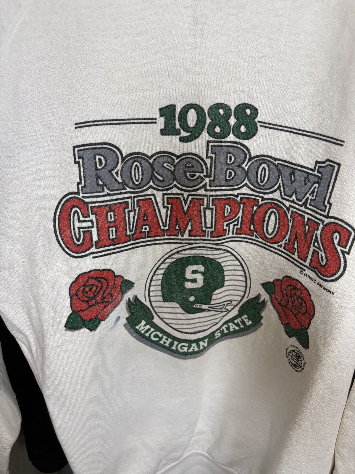 NCAA × Vintage 1988 Michigan State University RoseBowl crewneck sweatshirt Size US XL / EU 56 / 4 - 2 Thumbnail
