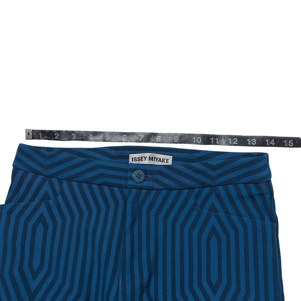 Issey Miyake 748 ISSEY MIYAKE pants trousers women’s blue Size 27" / US 4 / IT 40 - 10 Thumbnail