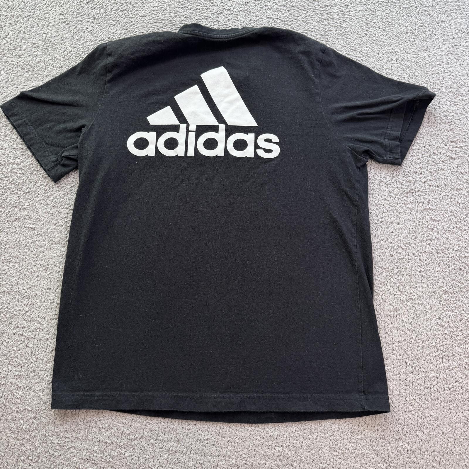 Adidas Adidas Juventus Logo Tee Shirt Black Soccer Football Mens M Size US M / EU 48-50 / 2 - 2 Thumbnail