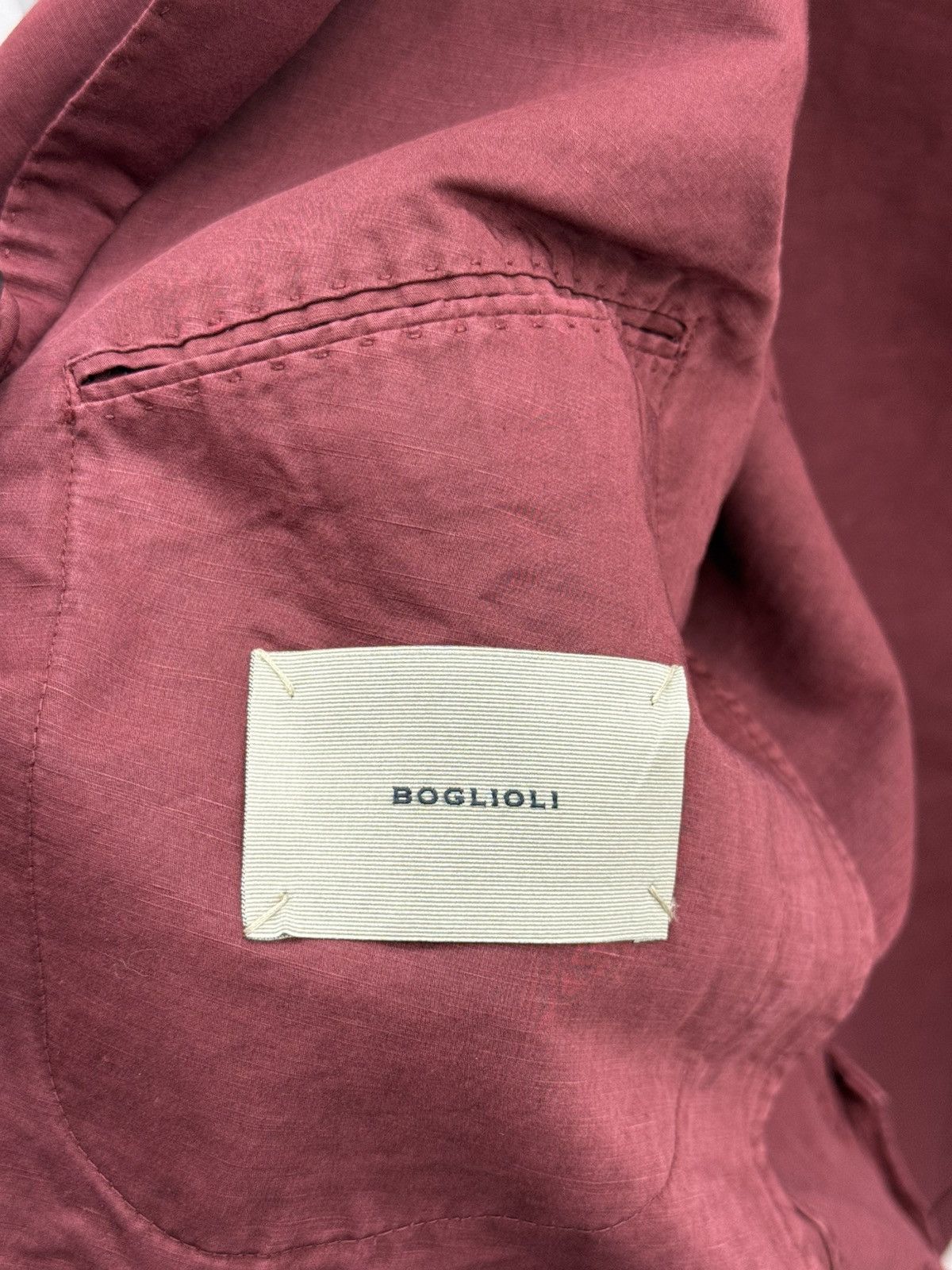 Boglioli Boglioli K.Jacket Red Blazer Size US XL / EU 56 / 4 - 6 Thumbnail