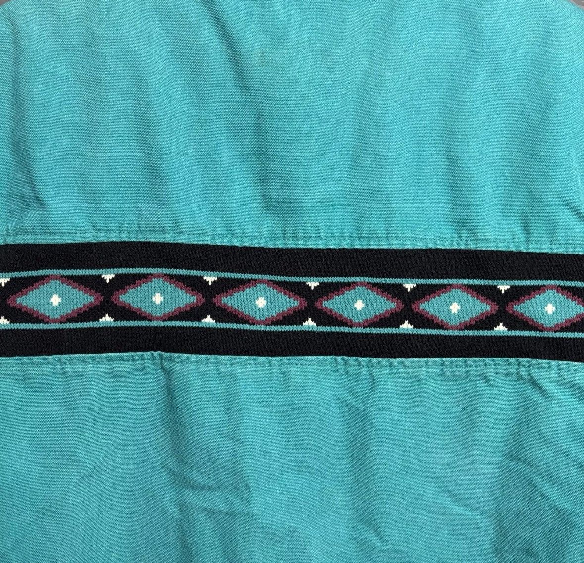 Carhartt × Vintage Vintage Santa Fe Teal Aztec Quilt Lined Carhartt JQ041 Large Size US L / EU 52-54 / 3 - 7 Thumbnail