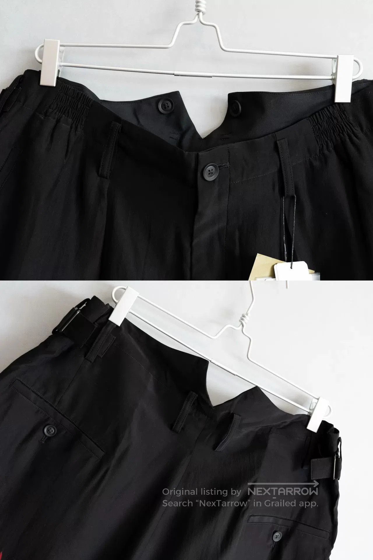 Yohji Yamamoto yohji yamamoto 21aw silk trousers skirt. Size 23" - 7 Thumbnail