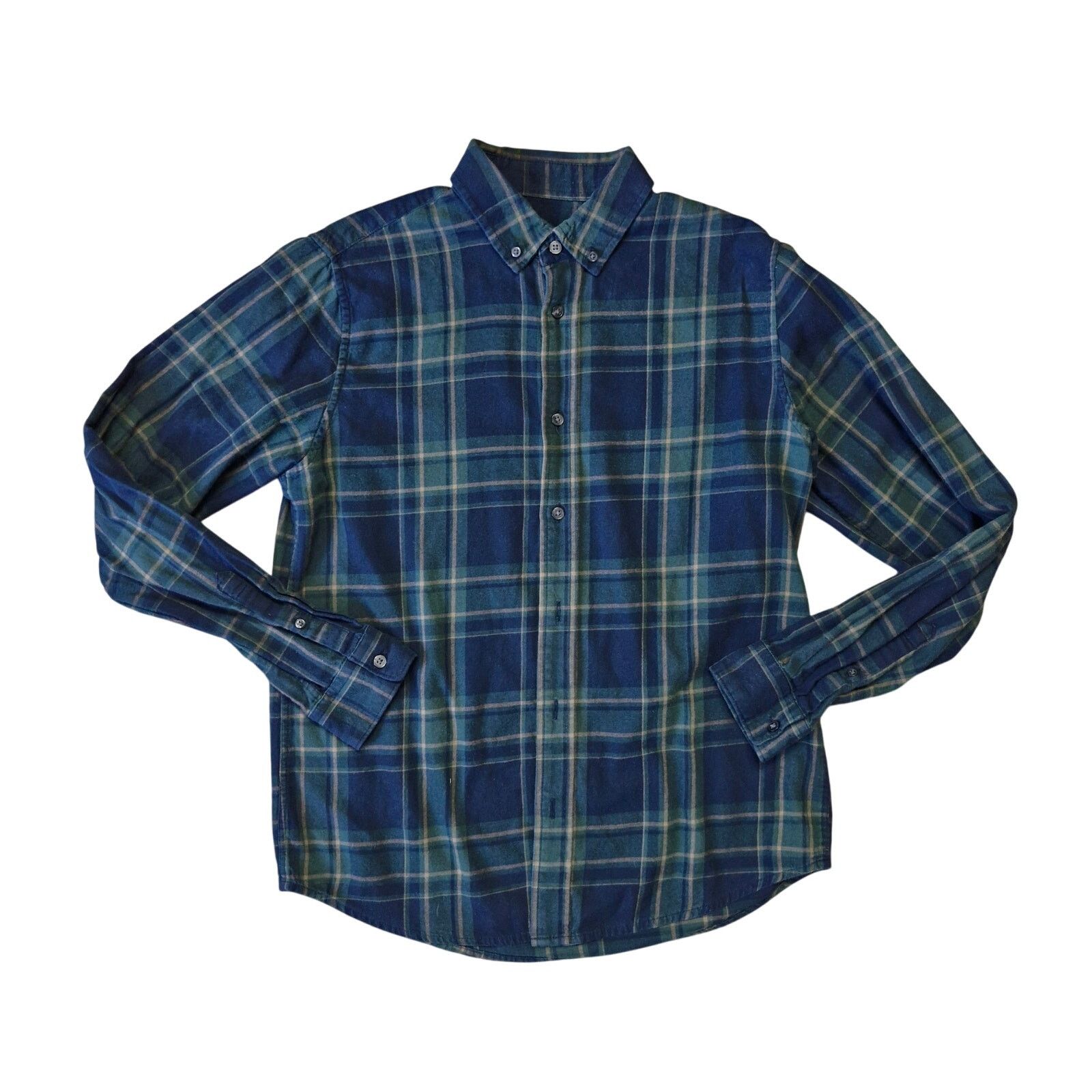 Slate & Stone Slate & Stone Blue Green Plaid Button Down Shirt Men’s Small Size US S / EU 44-46 / 1 - 1 Thumbnail