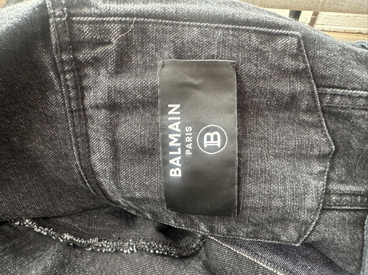 Balmain Balmain Denim Destroyed Jacket Size US L / EU 52-54 / 3 - 3 Thumbnail