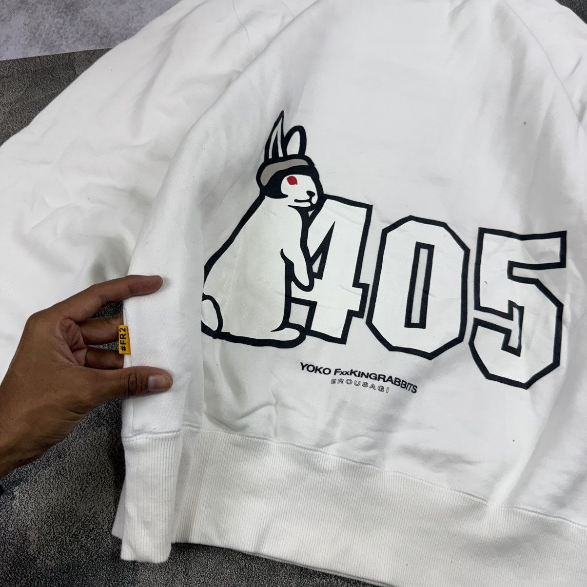 FR2 Fucking Rabbits FR2 yoko fuchigami erousagi white japan Size US XL / EU 56 / 4 - 4 Thumbnail