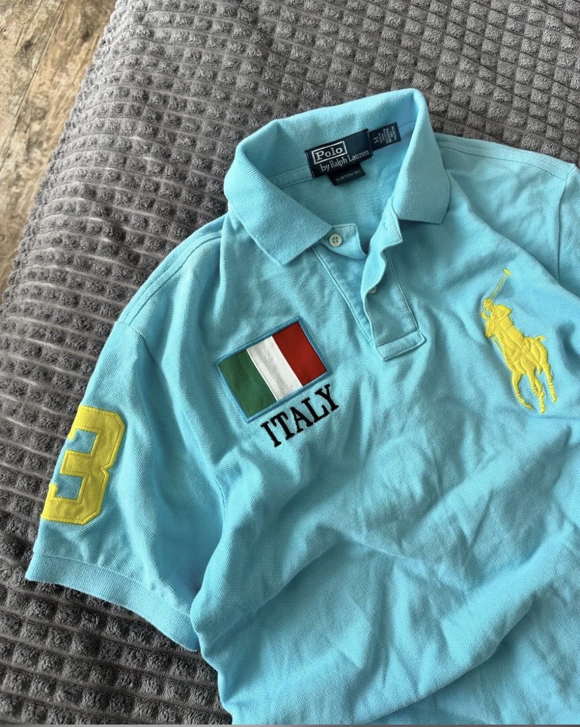 Other Vintage polo Ralph Lauren Italy 3 blue logo size M Size US M / EU 48-50 / 2 - 4 Thumbnail