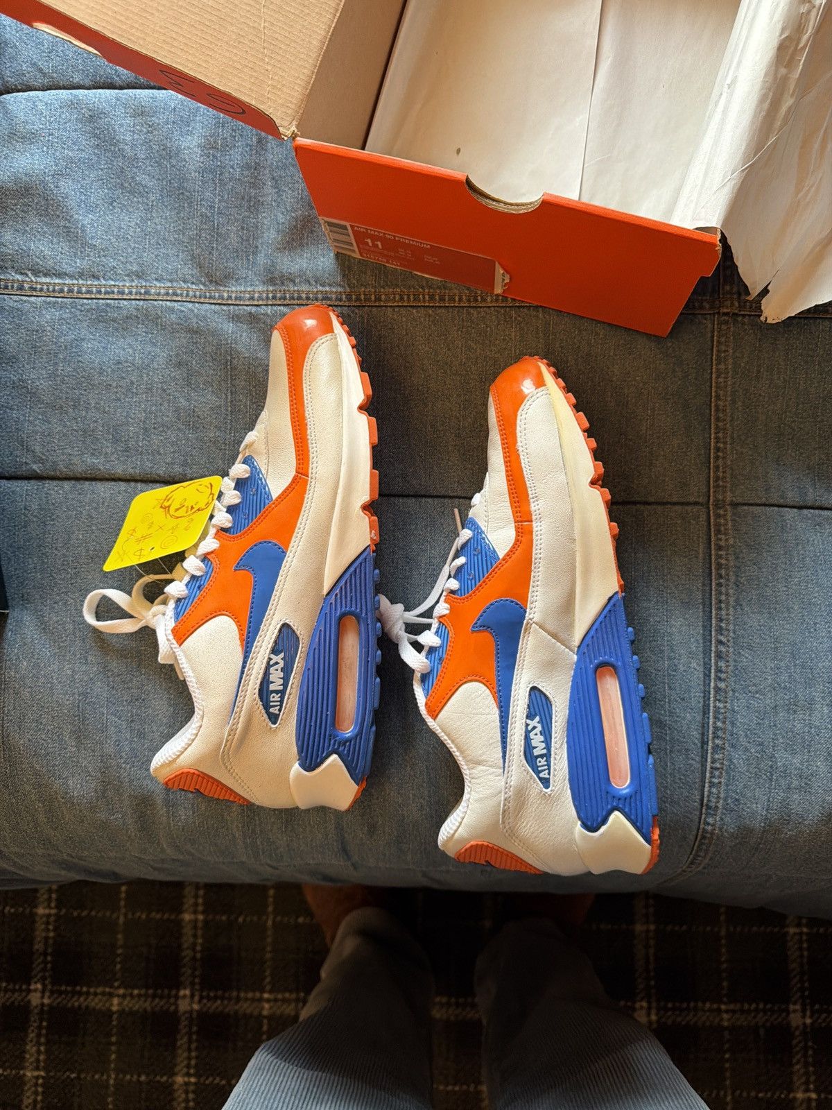 Nike Nike air max 90 Premium “Elmer’s Glue” Size US 11 / EU 44 - 1 Thumbnail