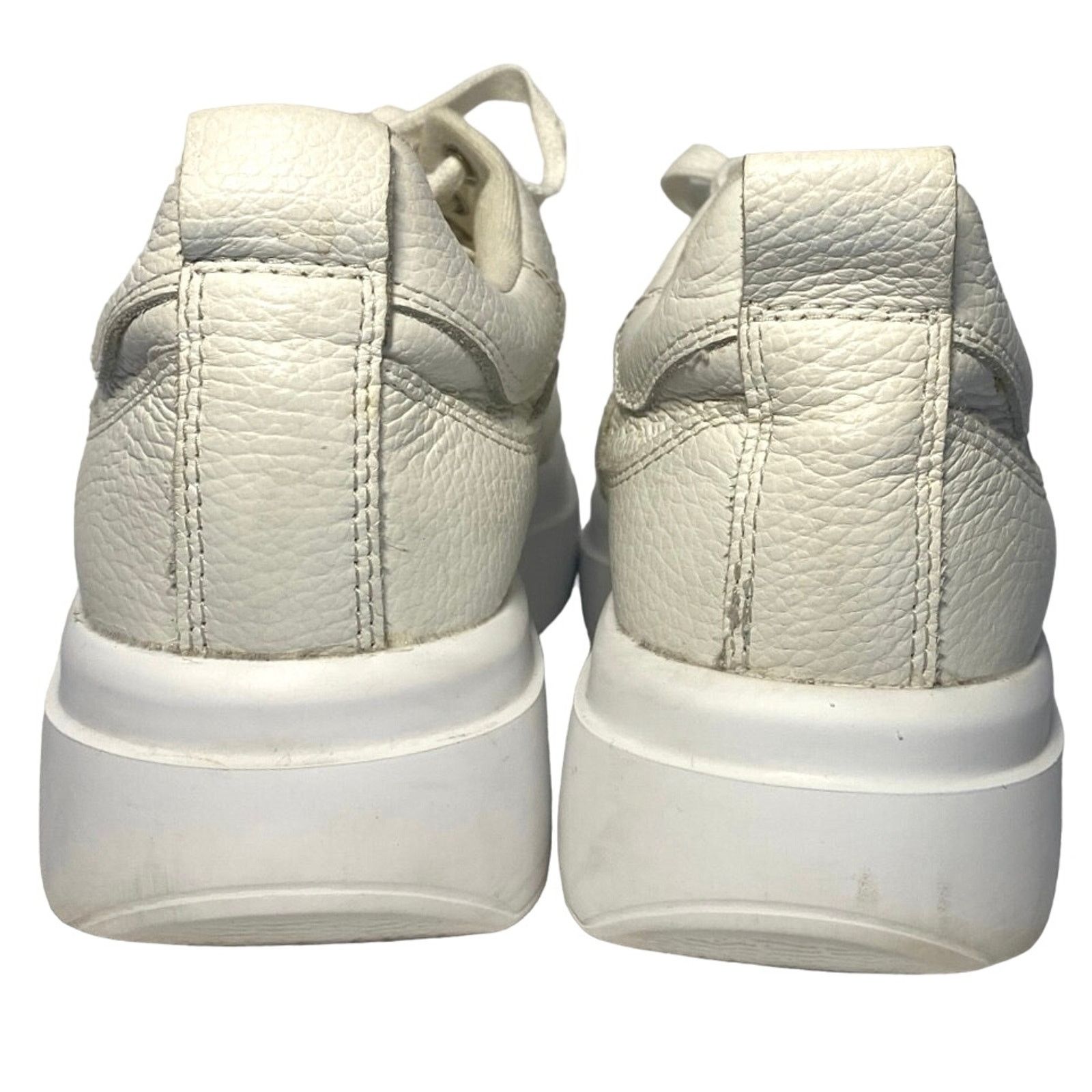 Zara Zara Platform Lace-up Leather Sneakers women 9-9.5 (euro 40) Size US 8 / EU 41 - 5 Thumbnail