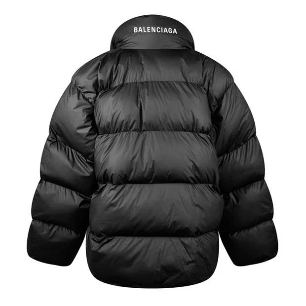 Balenciaga o1g2r1mq0924 Puffer Jacket in Black Size S / US 4 / IT 40 - 2 Thumbnail