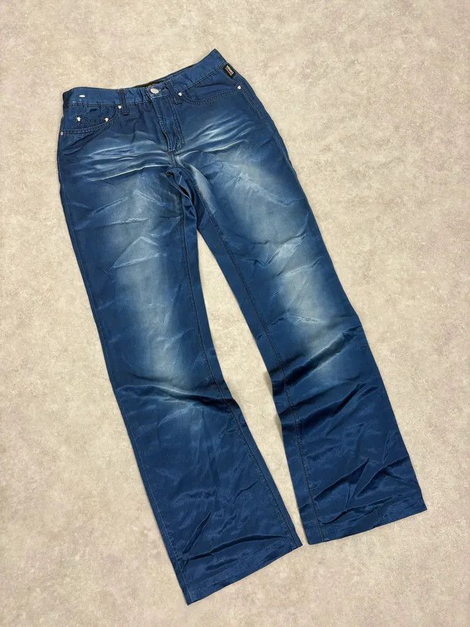 Versace 2000s Versace Royal Blue Faded Pants Size 25" / US 0 / IT 36 - 5 Thumbnail