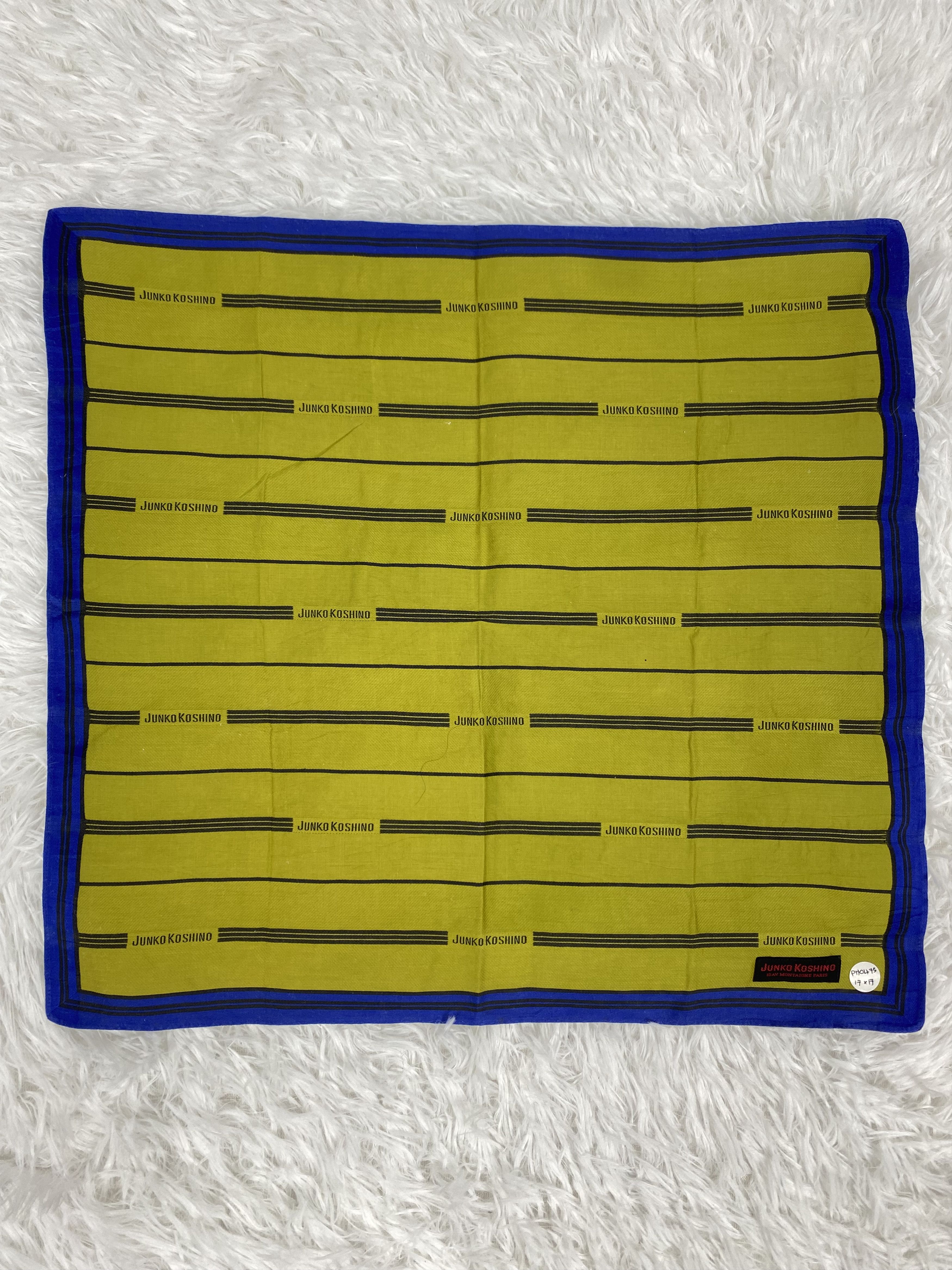 Mr. Junko Vintage Junko Koshino Handkerchief Neckerchief PH0473 Size ONE SIZE - 3 Thumbnail